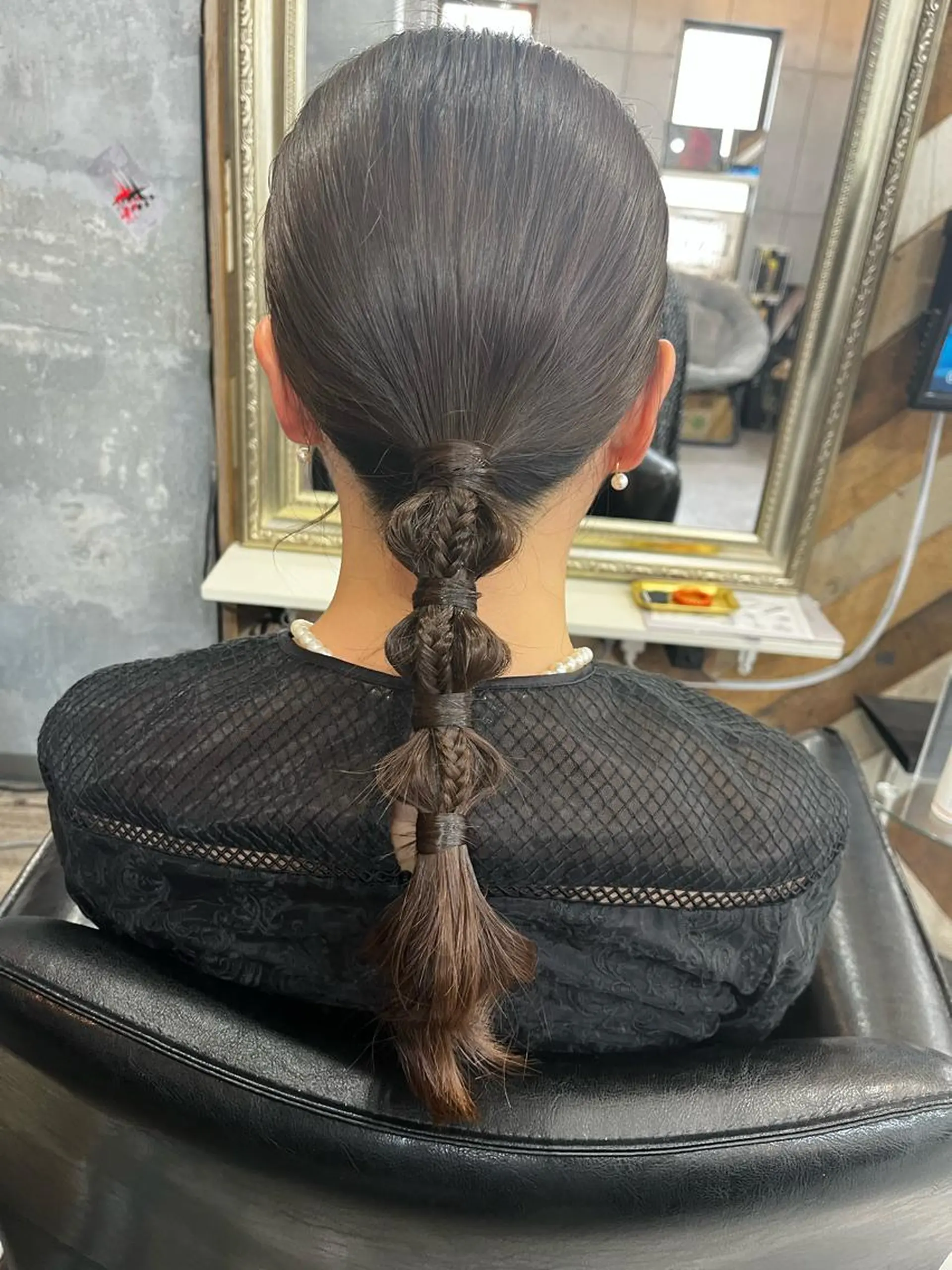 セミロング ヘアセット 石井 綺乃のヘアスタイル