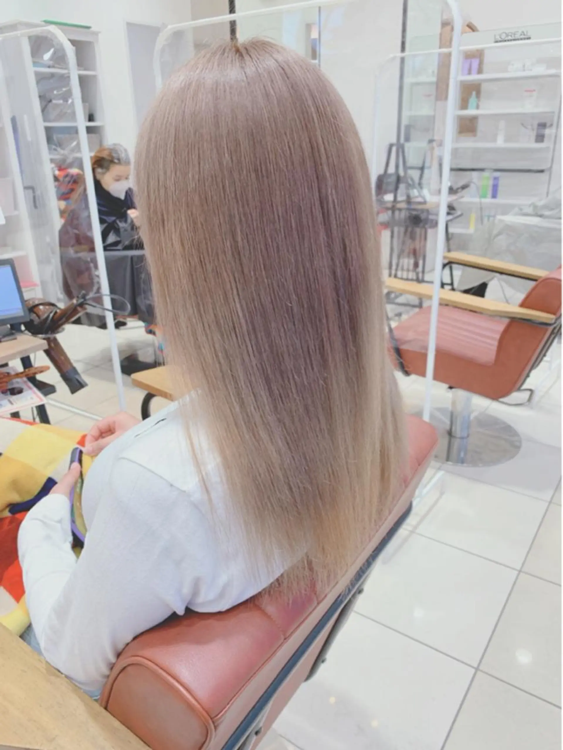 ロング ヘアカラー 髪質改善カラーリスト /根本雄貴のヘアスタイル