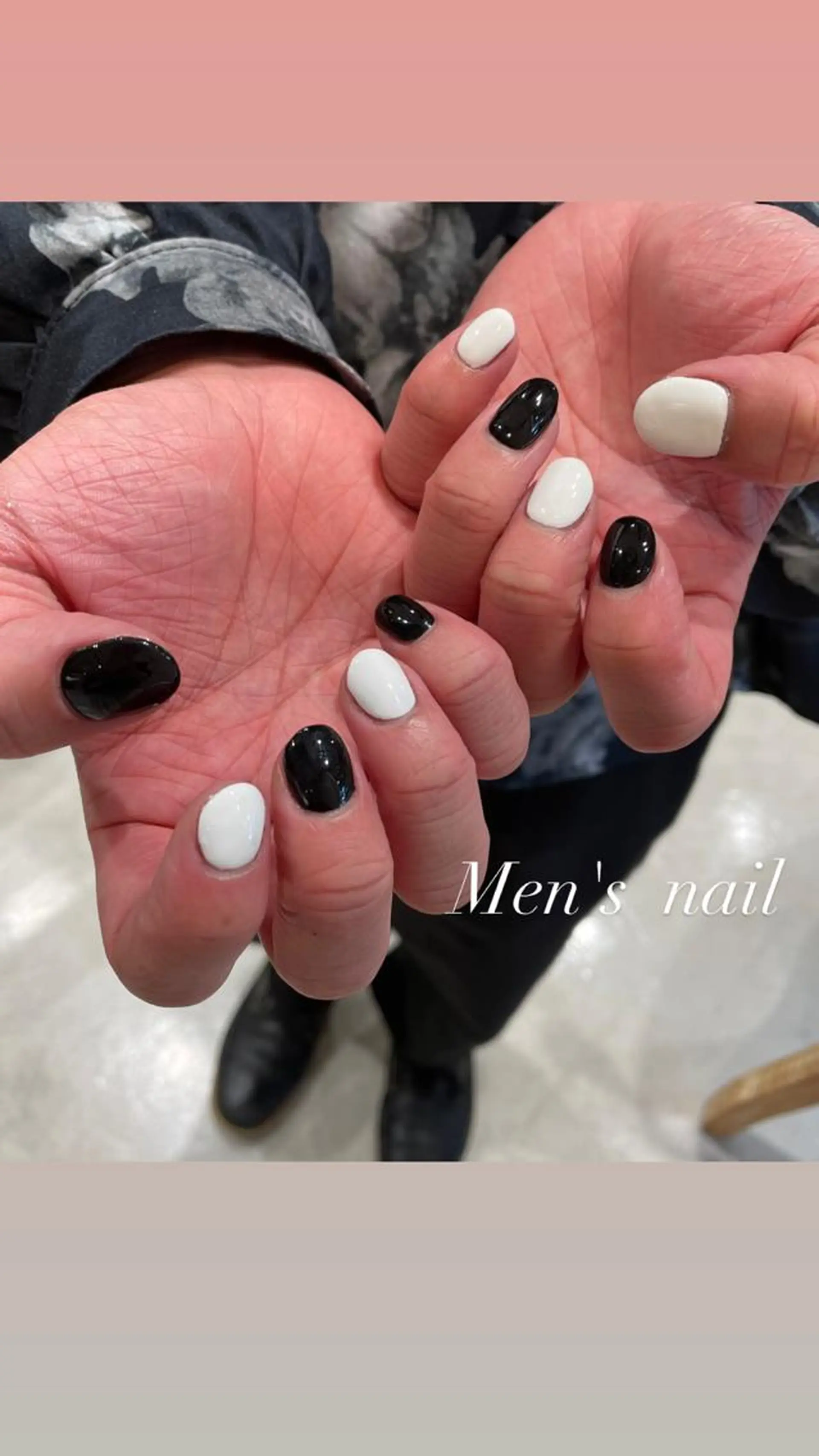 ネイル メンズネイル 淡色ネイル 🎀moeのネイルデザイン