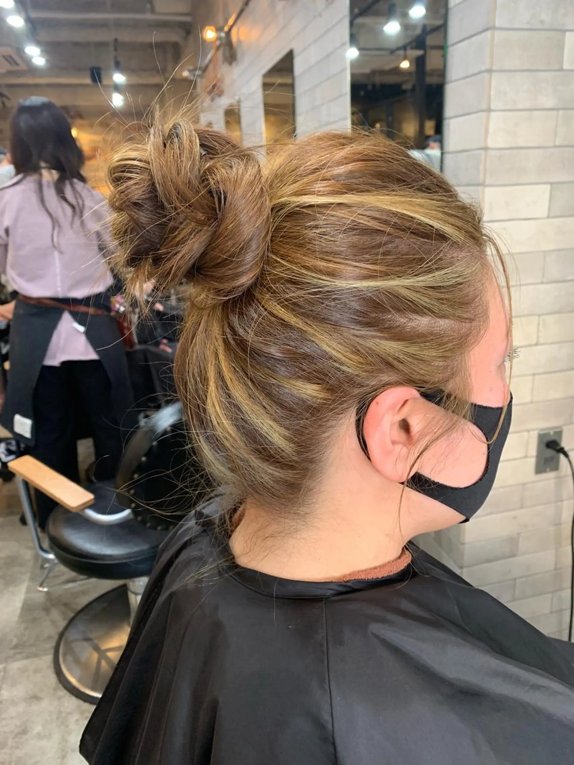 ロング ハイライト カット ヘアカラー トリートメント 山本 みきのヘアスタイル