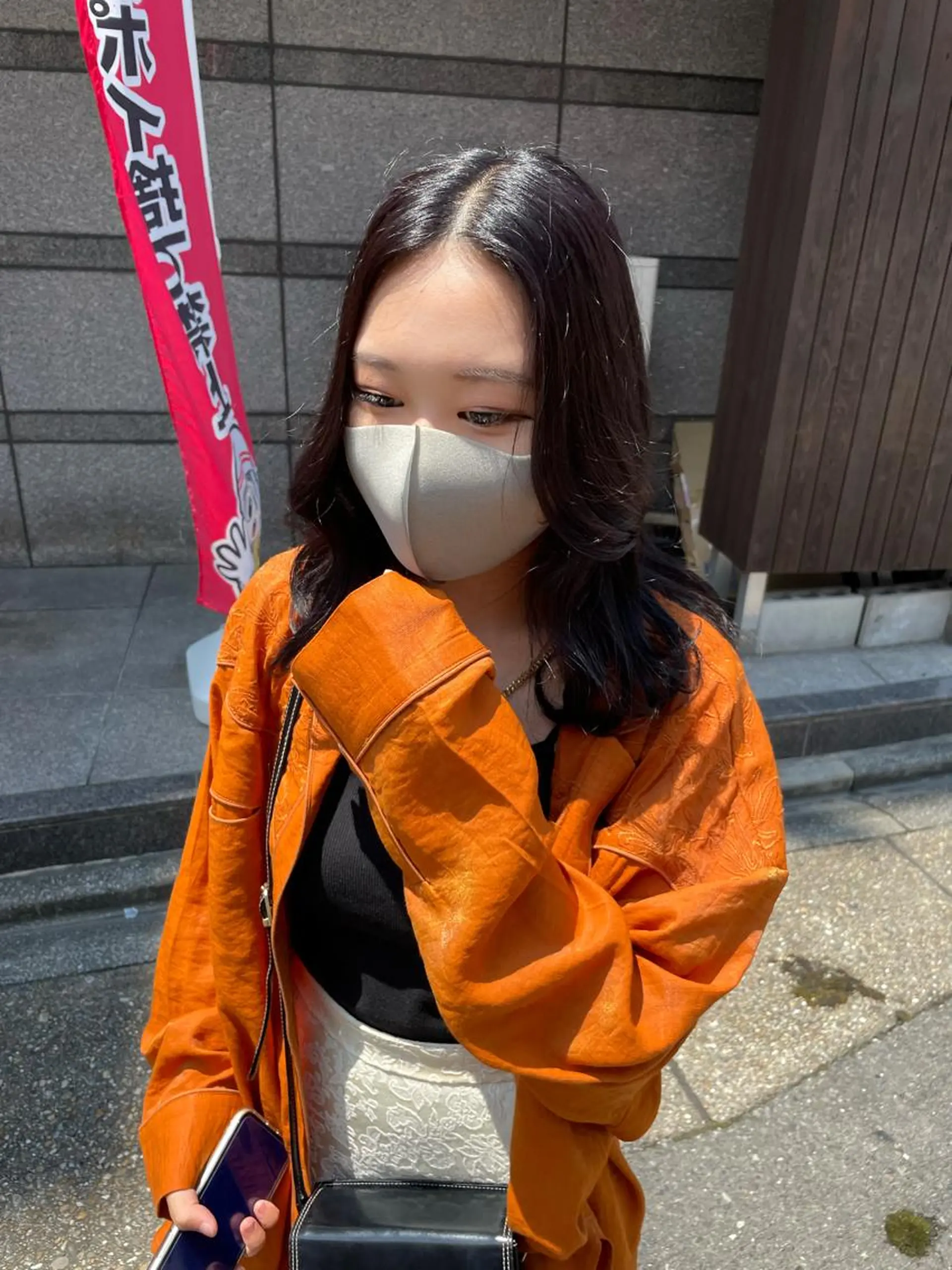 セミロング カラー レイヤー/高橋 みく /池下/千種のヘアスタイル