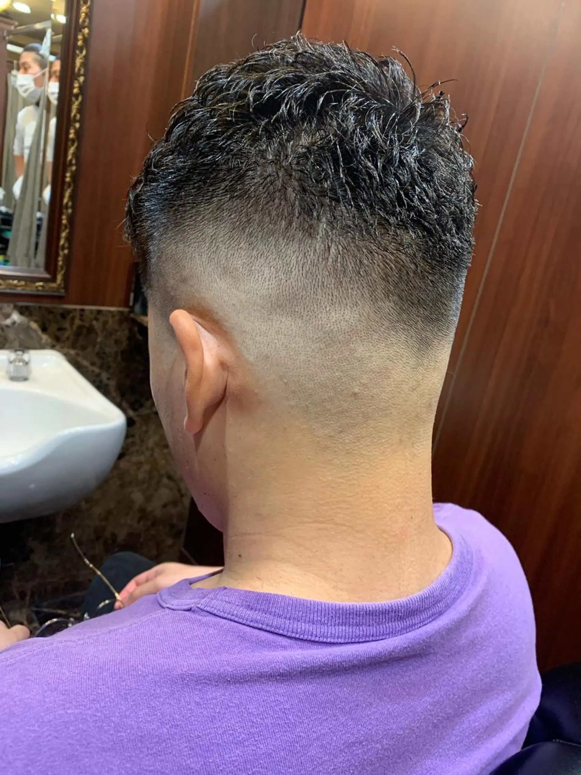 ショート メンズ 羽木 隆徒のヘアスタイル
