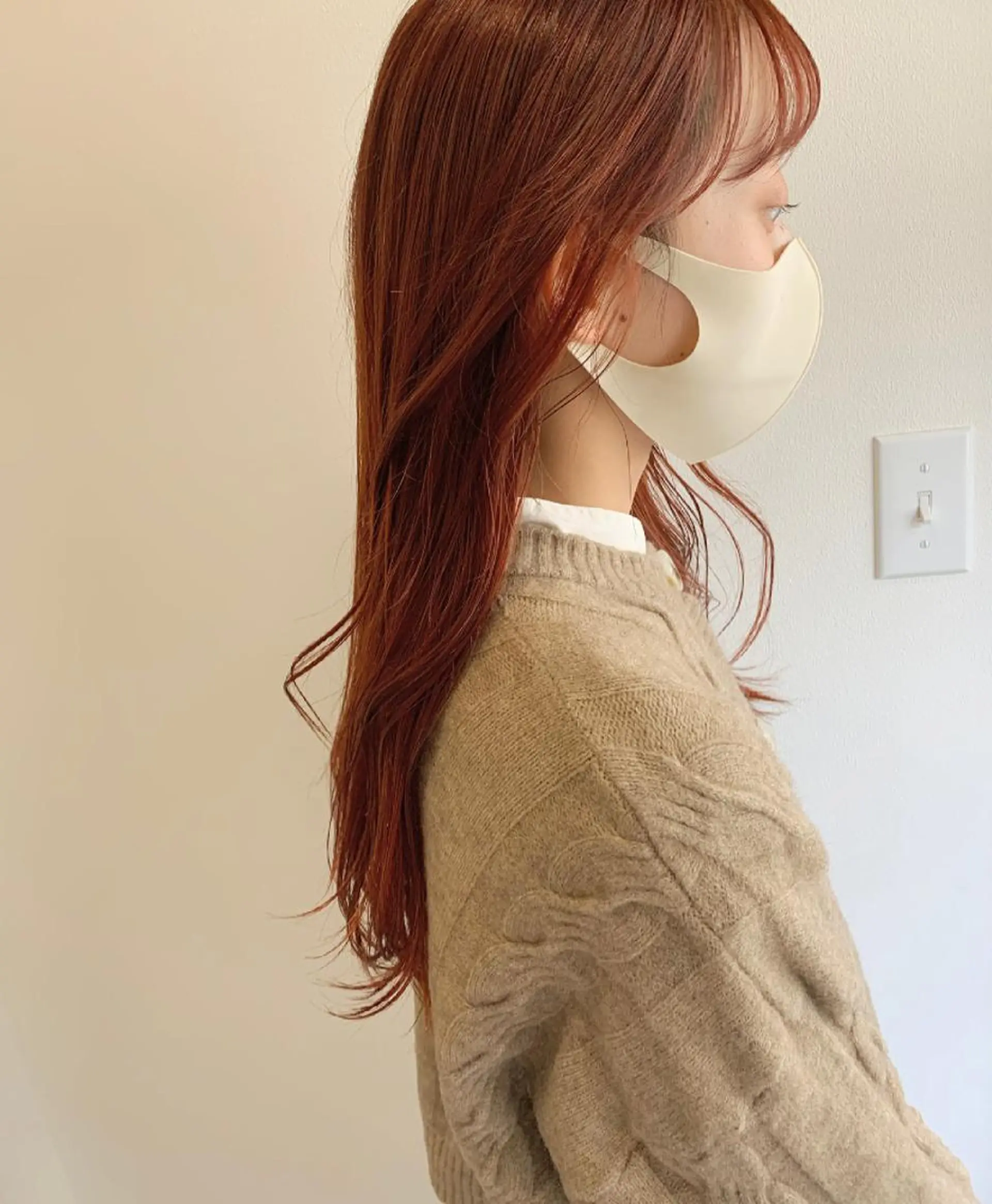 カラー ベージュカラー ブリーチ 透明感カラー ダブルカラー ハイライトカラー ヘアカラー MARU パーマ/レイヤーのヘアスタイル