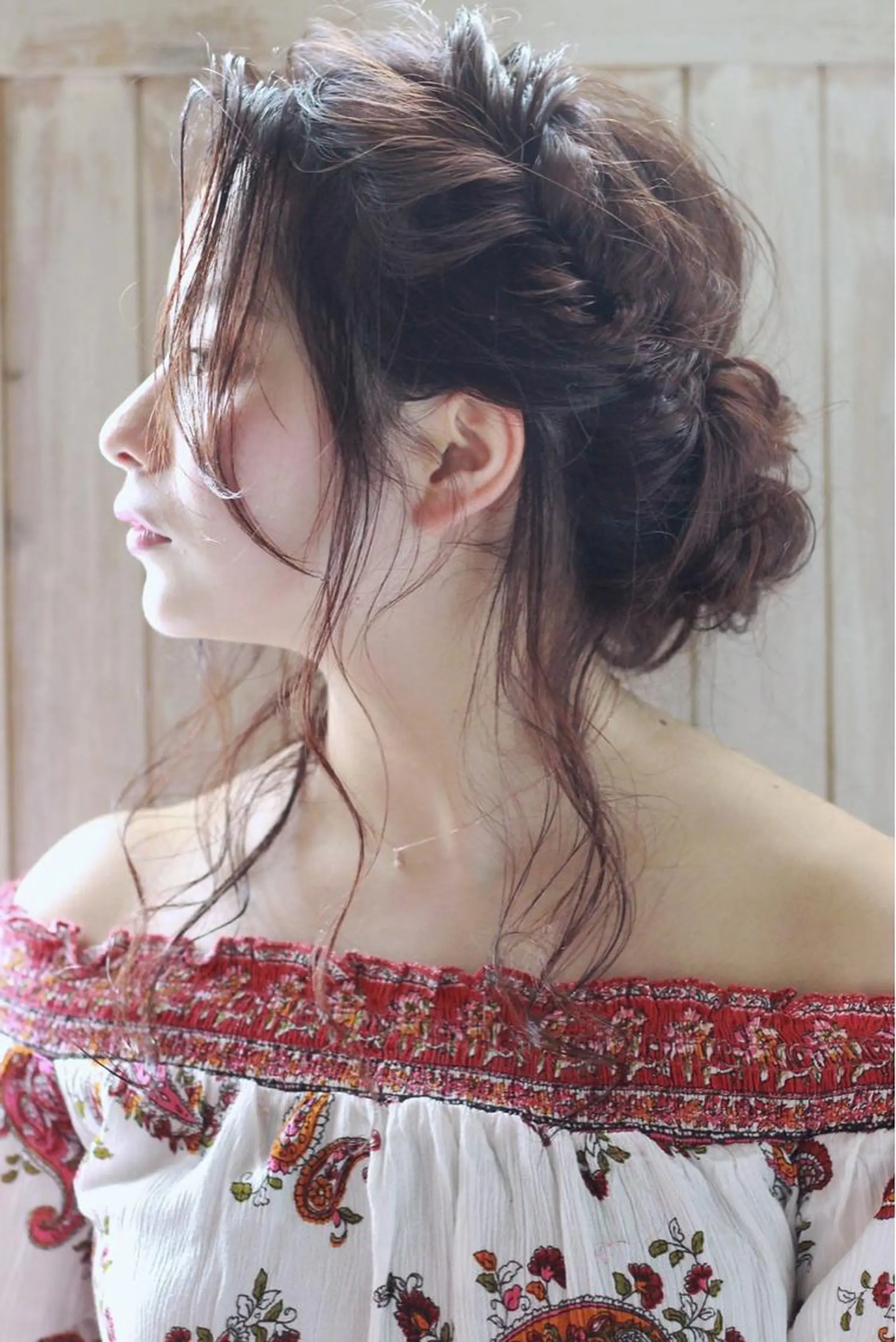 セミロング カラー ヘアアレンジ 韓国レイヤー/艶髪 WATSUKIのヘアスタイル