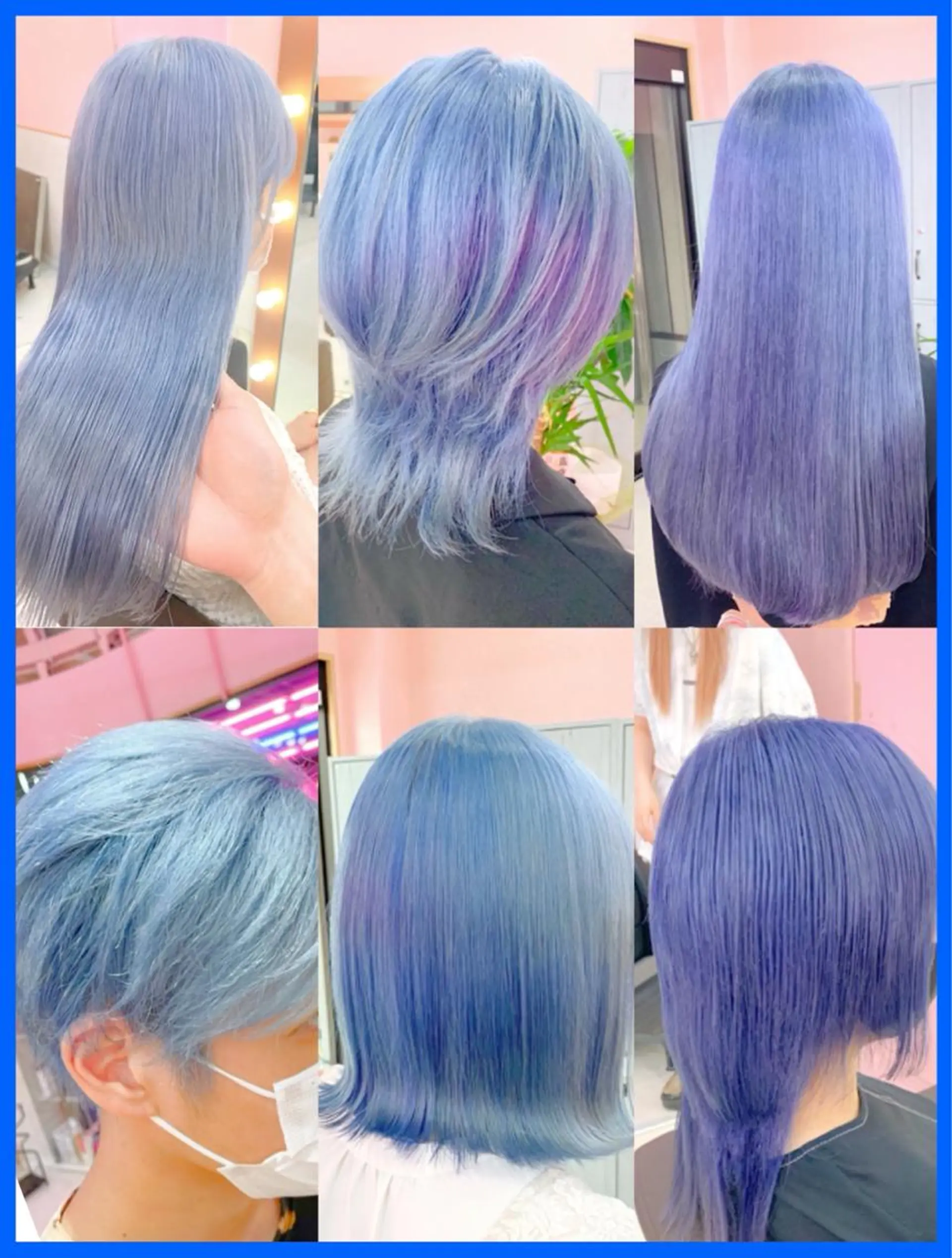 セミロング アッシュ アッシュグレー アッシュグレージュ ミストバング ピンクブラウン ヘアカラー トリートメント ハイトーン髪質改善 🎀🐰堀川智史🎀のヘアスタイル