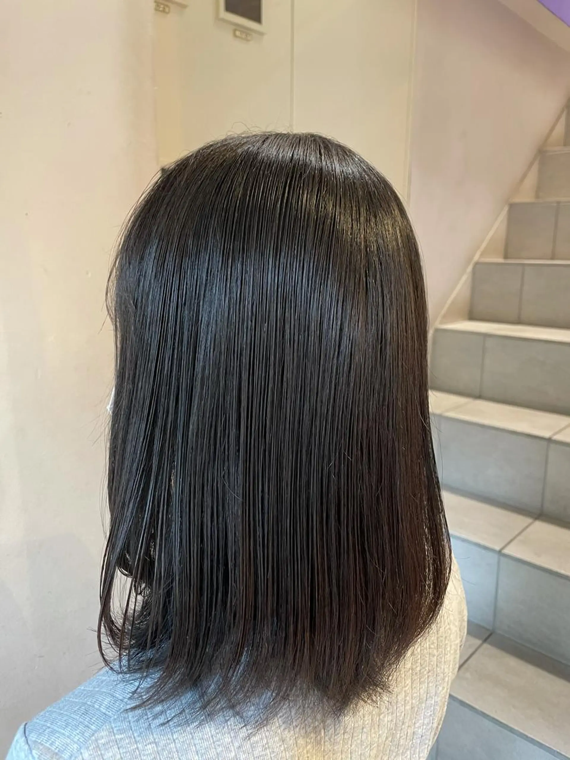 ミディアム 髪質改善 トリートメント ★糀谷 敬大のヘアスタイル