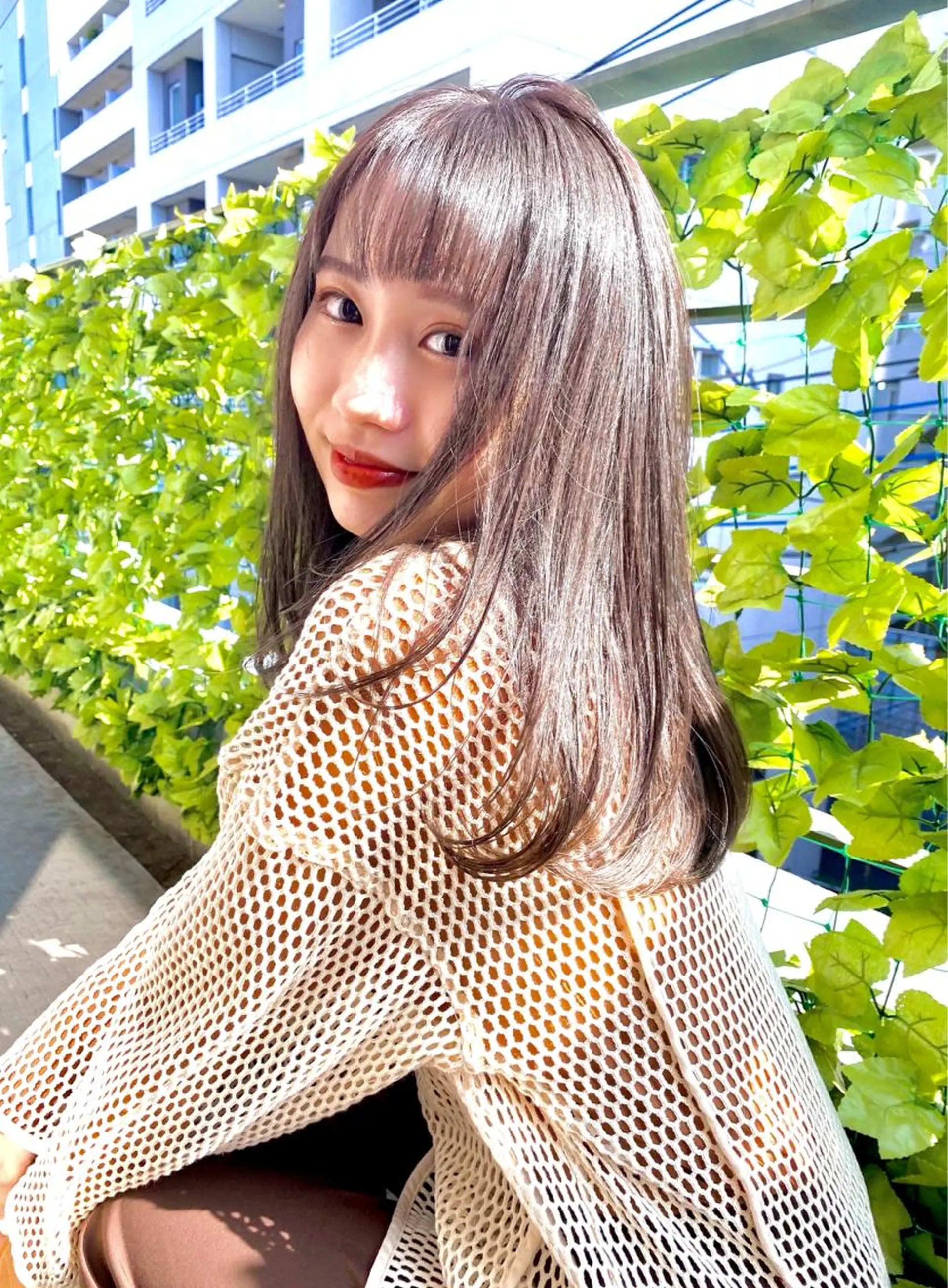 セミロング AITOKYO横浜 吉山和希のヘアスタイル