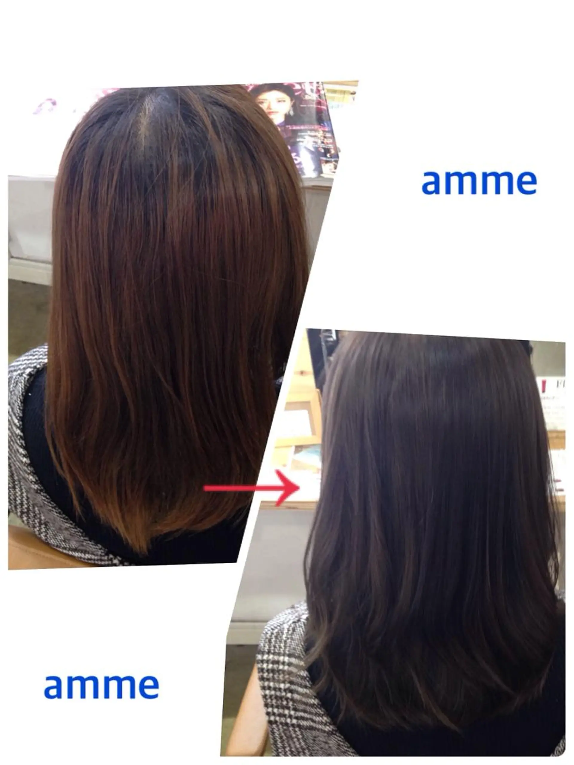 ミディアム カラー 💎髪質改善💎 デザイナーshinのヘアスタイル