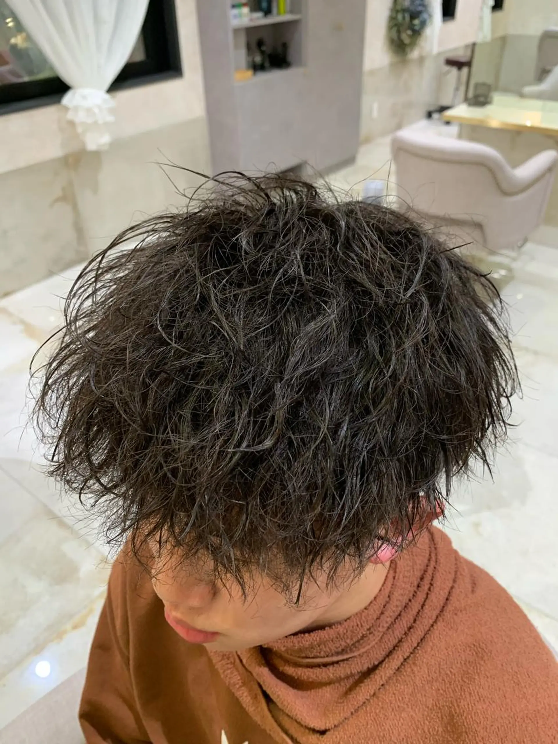 ショート パーマ 本町No1カット集団 AFROのヘアスタイル