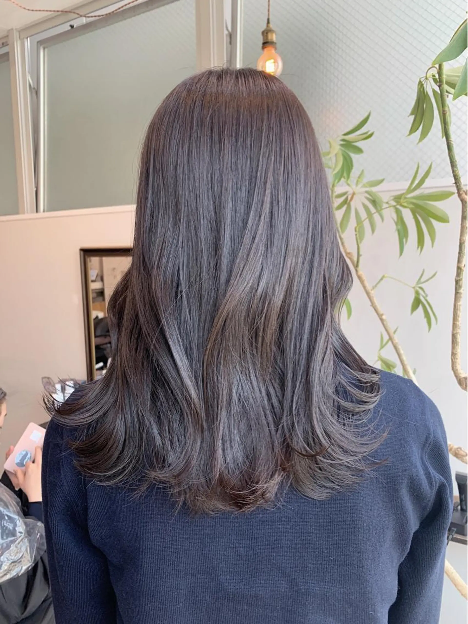 セミロング 髪質改善 縮毛矯正 トリートメント カット ヘアカラー トリートメント 髪質改善/縮毛矯正 🎀小林 唯 🎀のヘアスタイル