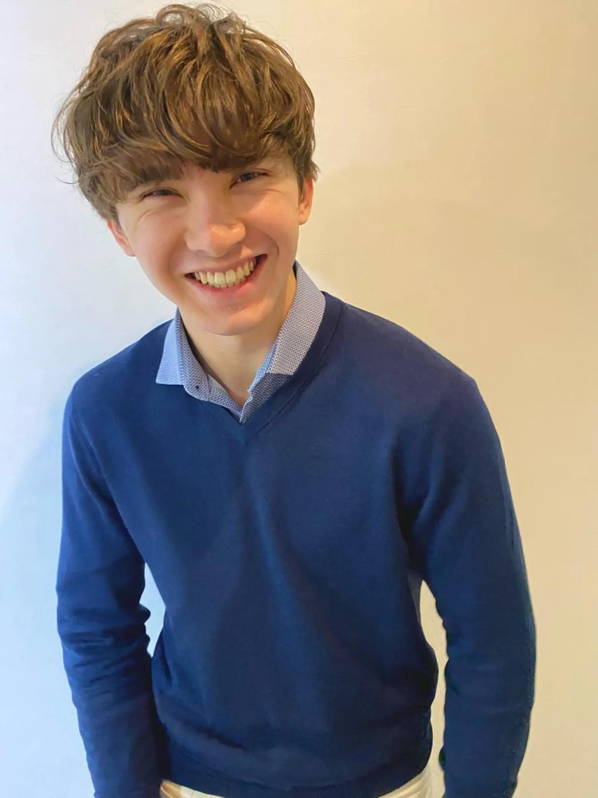 ショート メンズ カット 森貴裕/ベージュ/ パーマ/オリーブのヘアスタイル