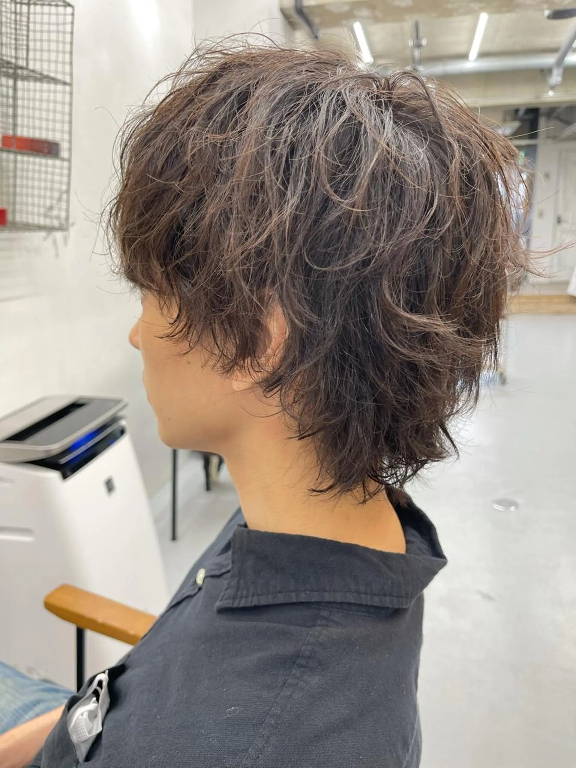 ミディアム パーマ メンズ ミディアムパーマ メンズパーマ スパイラルパーマ カット パーマ 森本裕/オーナー/ スパイラルパーマのヘアスタイル