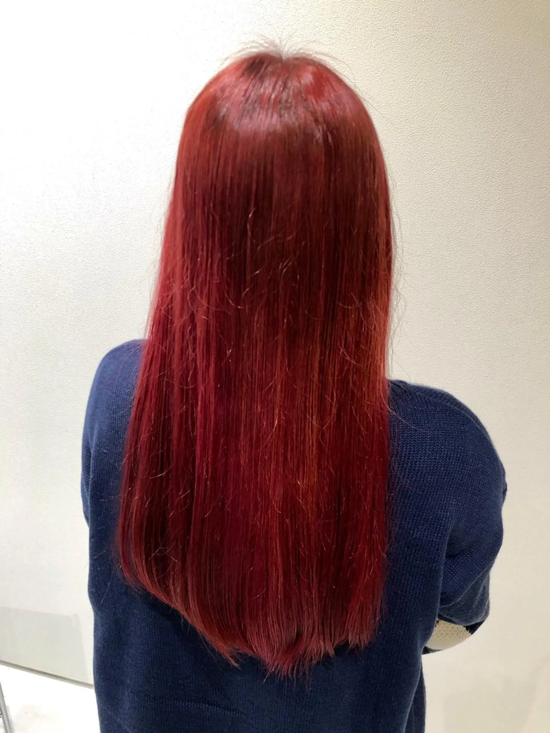 ロング カラー レッドカラー ヘアカラー トリートメント RUBEUS【ルベウス】所属・✨髪質改善🎨 杉本賢人のヘアスタイル