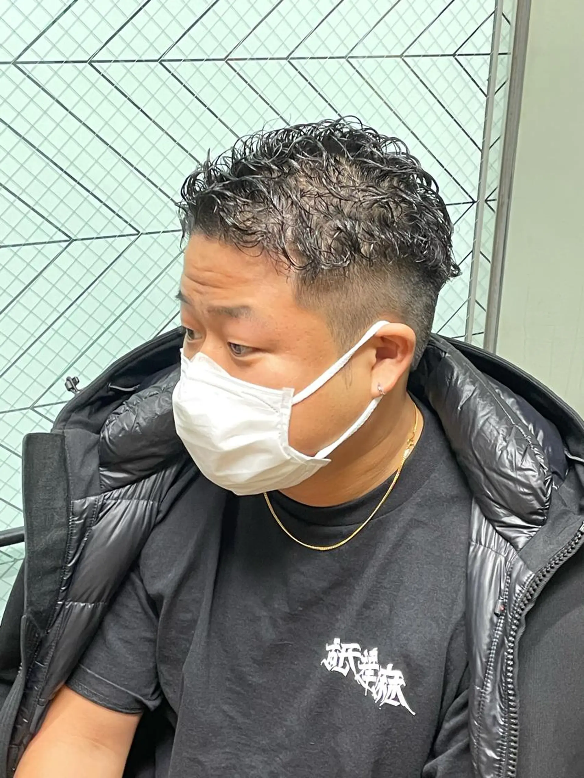 パーマ メンズ メンズパーマ 渋谷/フェード/ 國分 翔のヘアスタイル