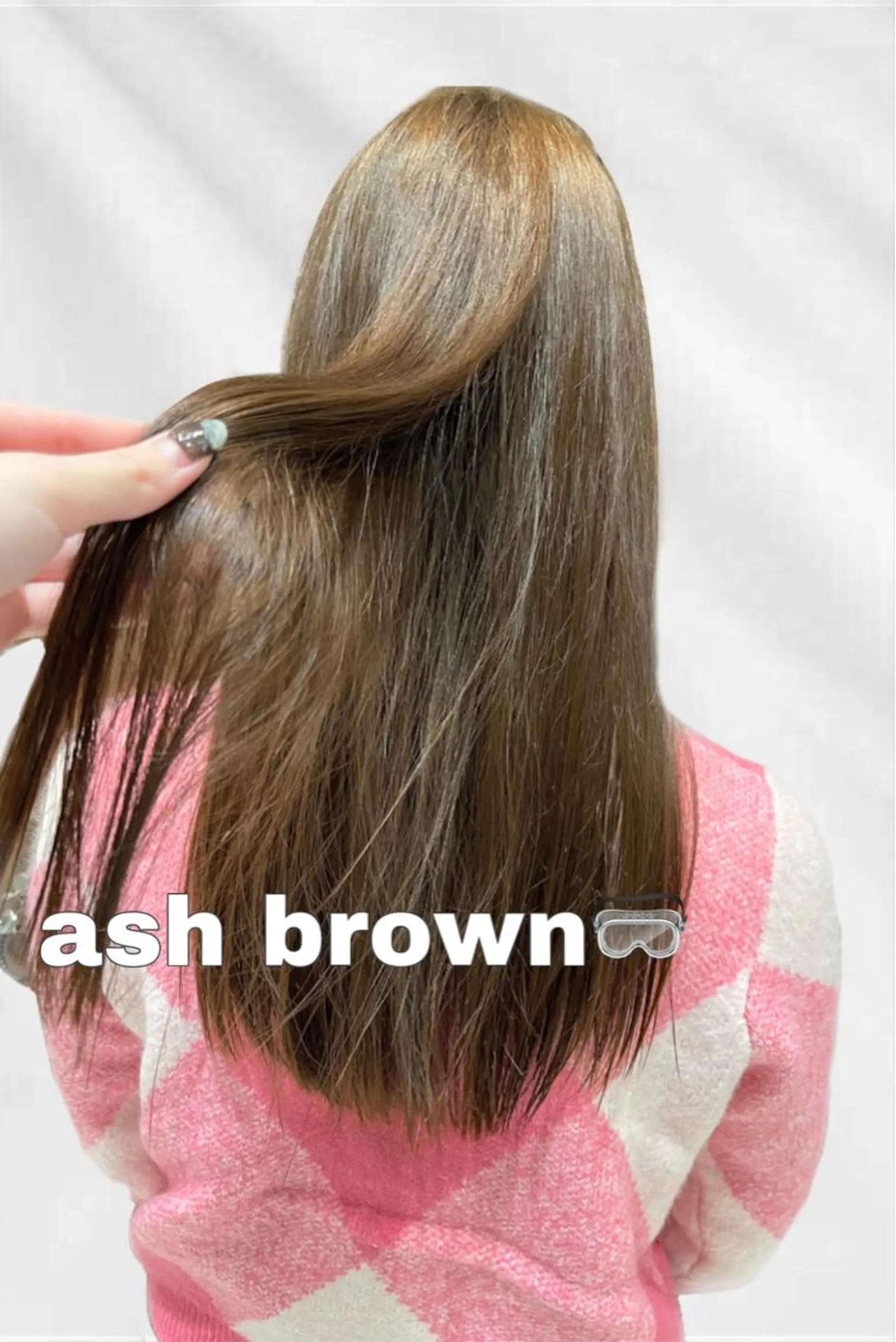 ロング カラー 透明感カラー ルナ｜縮毛矯正 ×デザインカラー🥝のヘアスタイル