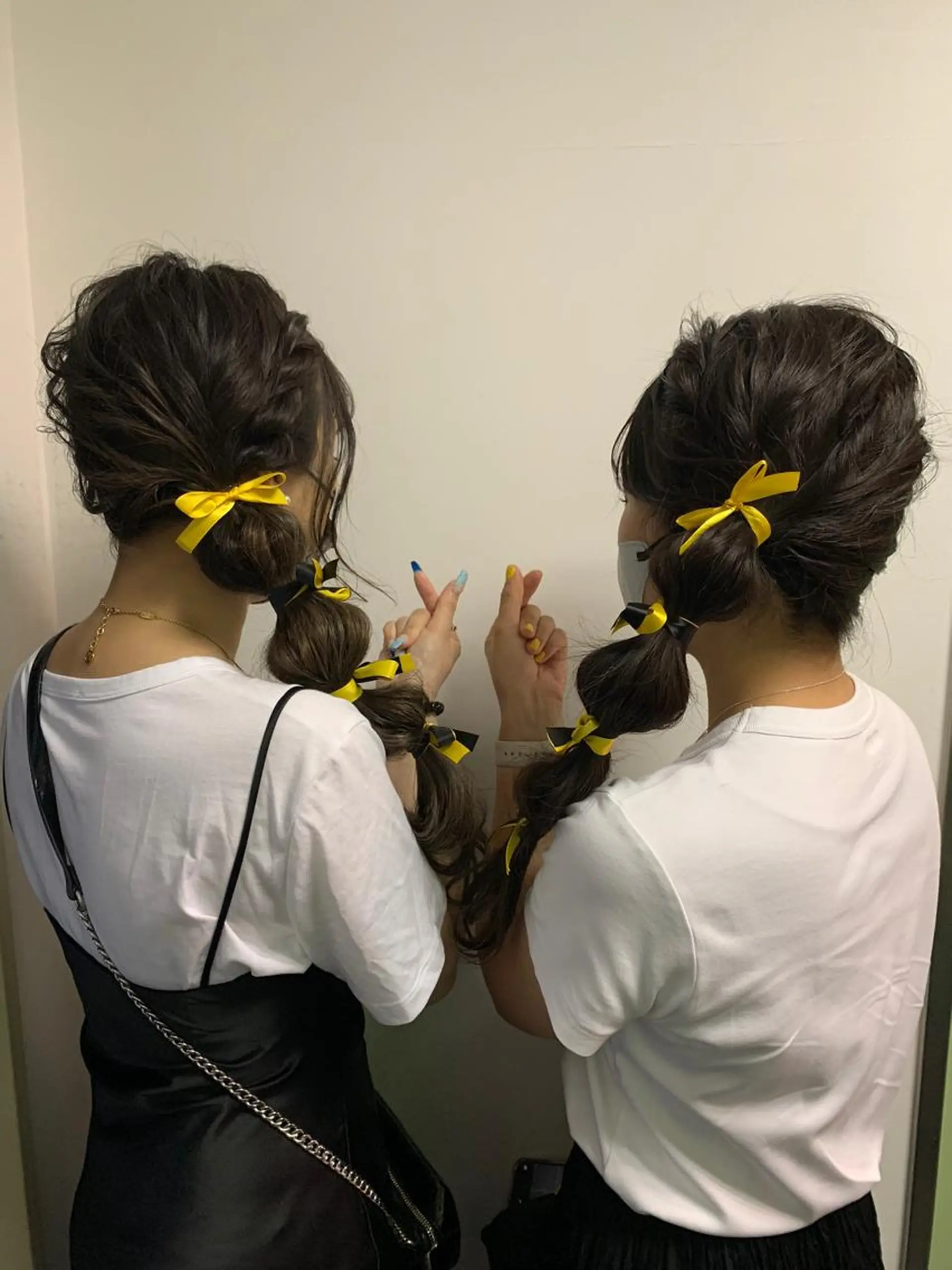 ロング ヘアアレンジ ヘアセット きむえり/髪質改善 /うねり広がり改善のヘアスタイル