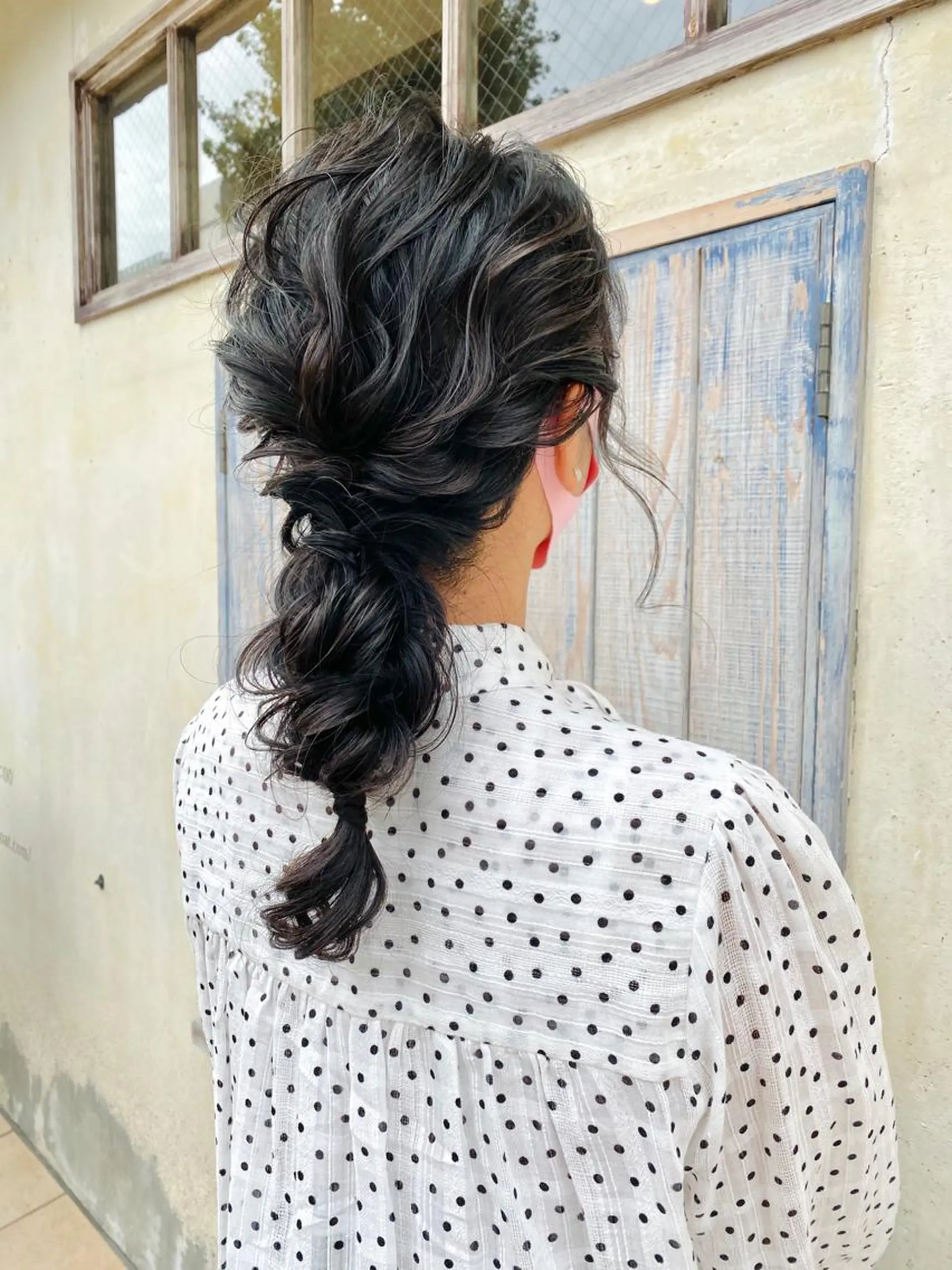 セミロング ヘアアレンジ カット ヘアカラー トリートメント 森 早希絵のヘアスタイル