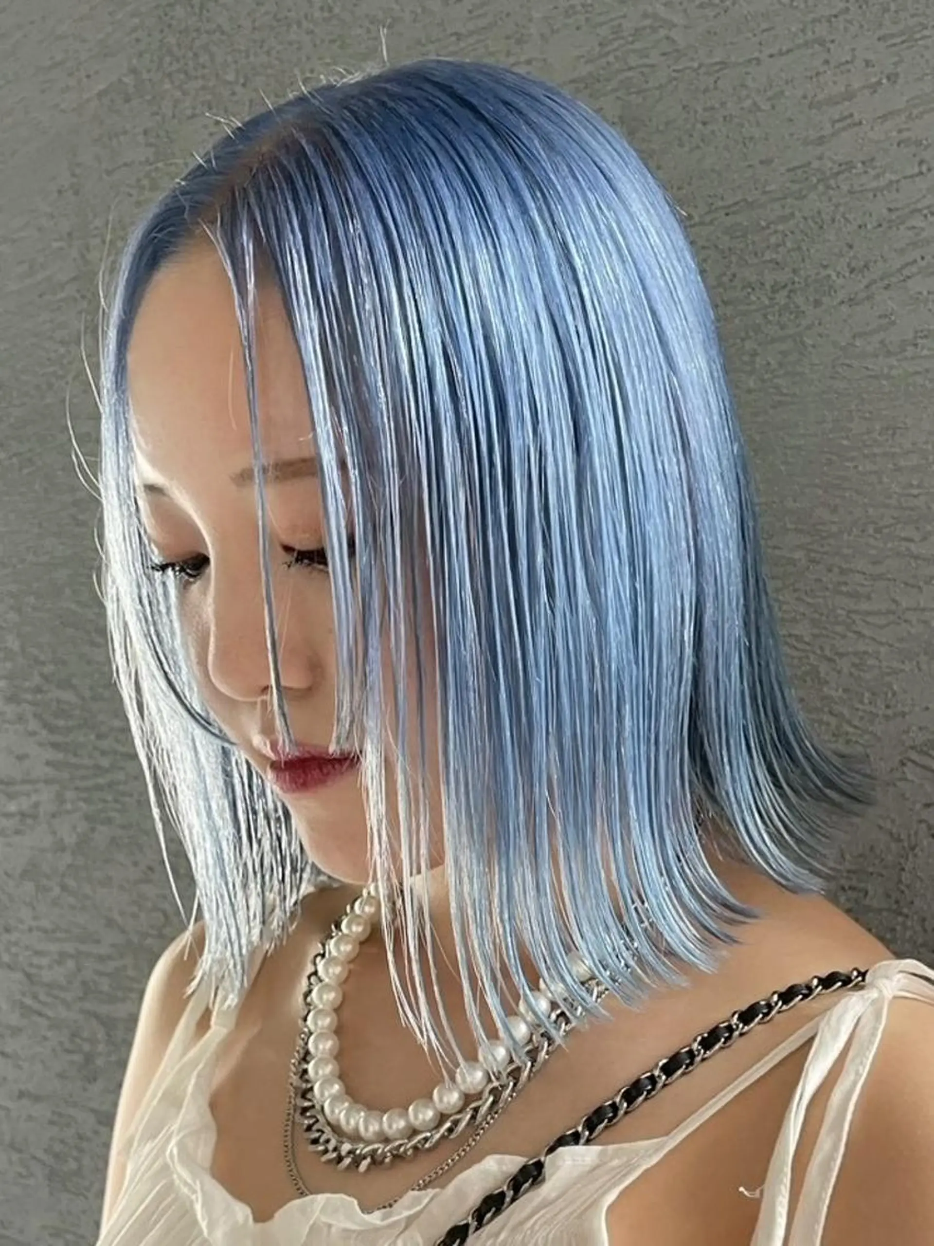 ミディアム カット ヘアカラー トリートメント ARCANAブリーチ ダブルカラー🌟原宿のヘアスタイル