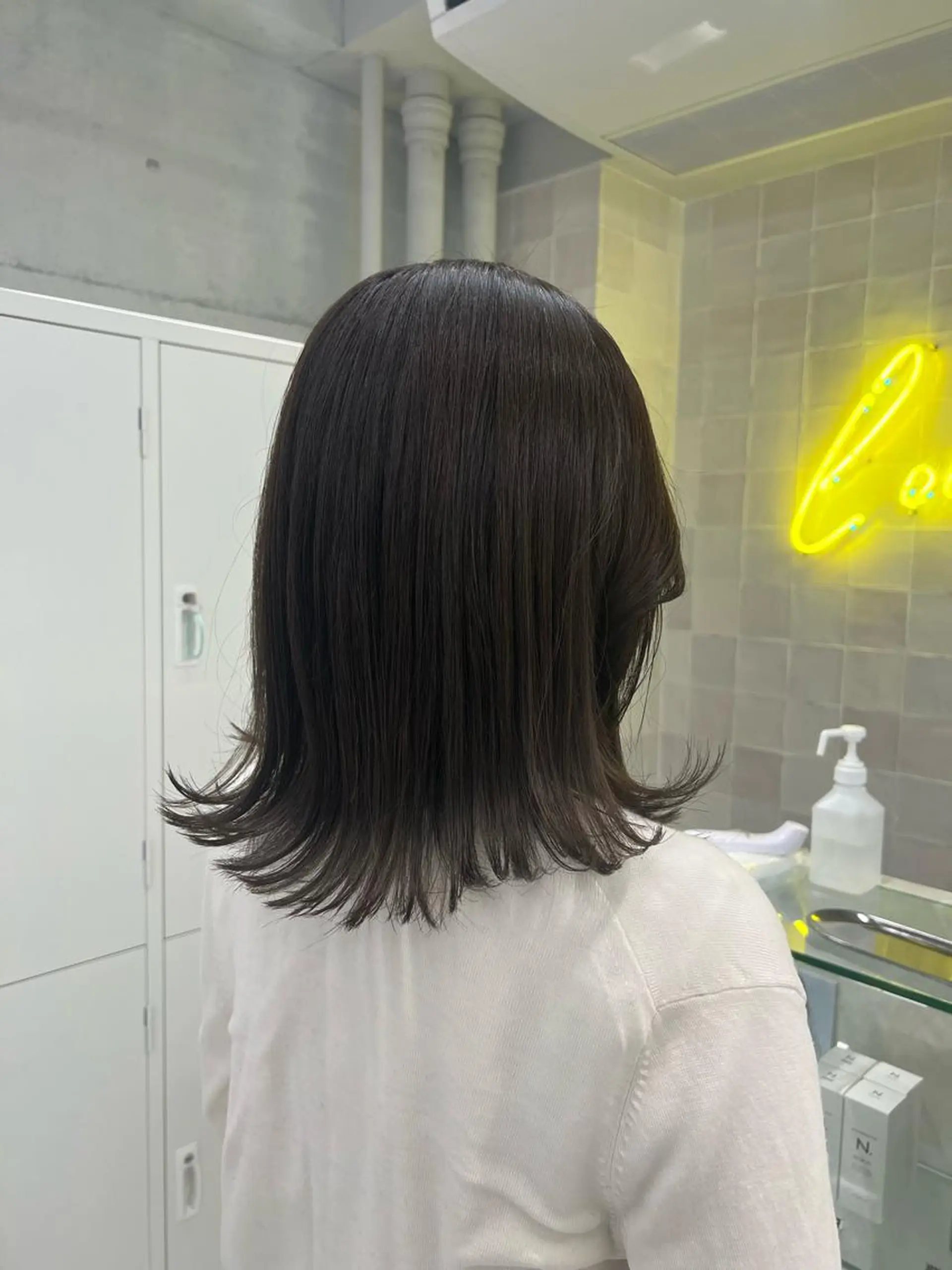 ロング カラー ラベンダーカラー ラベンダーグレー 韓国ヘア☁️ mitsukiのヘアスタイル