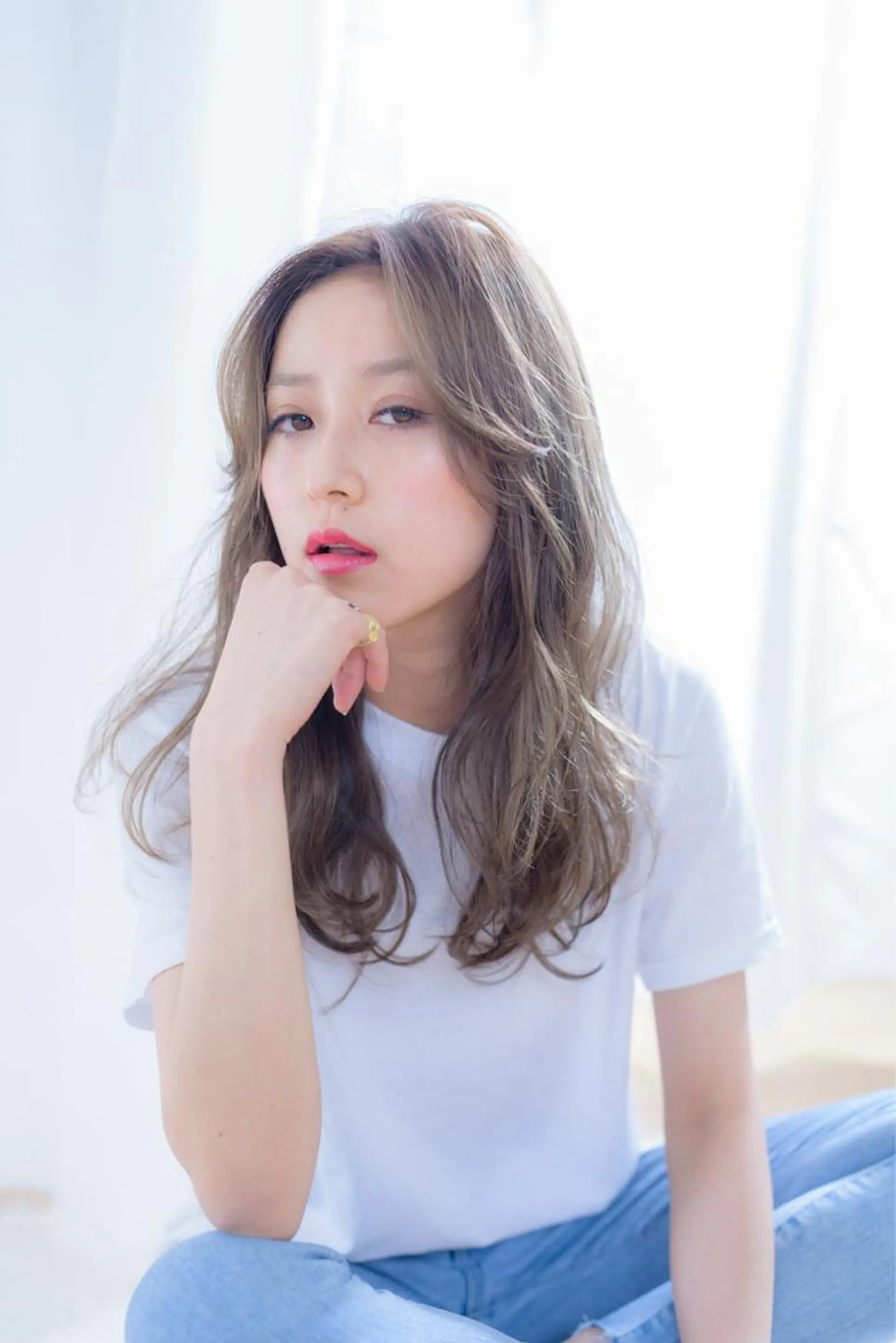 カラー パーマ ヘアアレンジ ベージュカラー ブリーチ 透明感カラー カット ヘアカラー トリートメント ヘアセット ✨ハイクオリティ✨ 山本香也のヘアスタイル