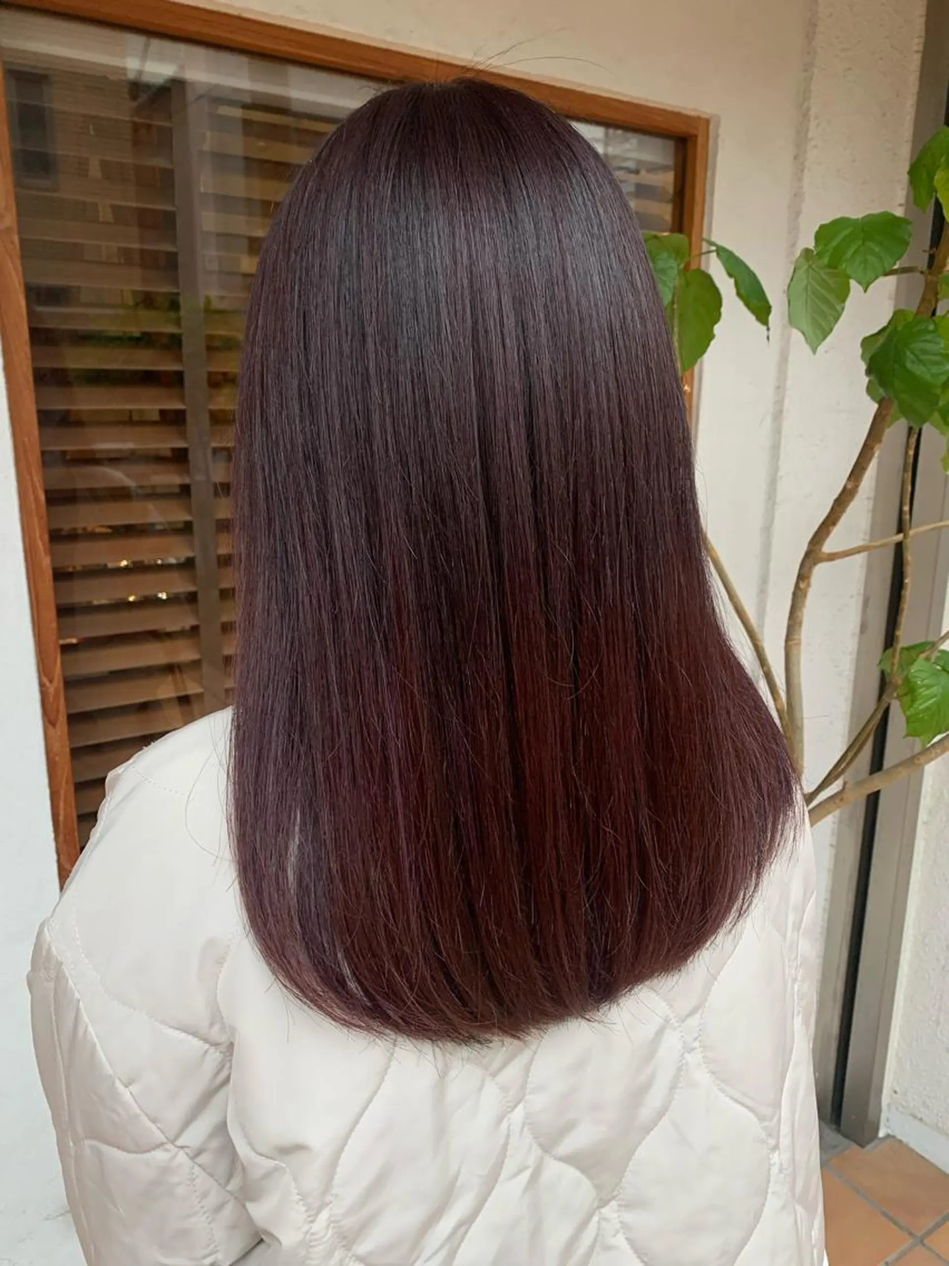 セミロング カラー ヘアアレンジ トリートメント putri 川邉 優花のヘアスタイル