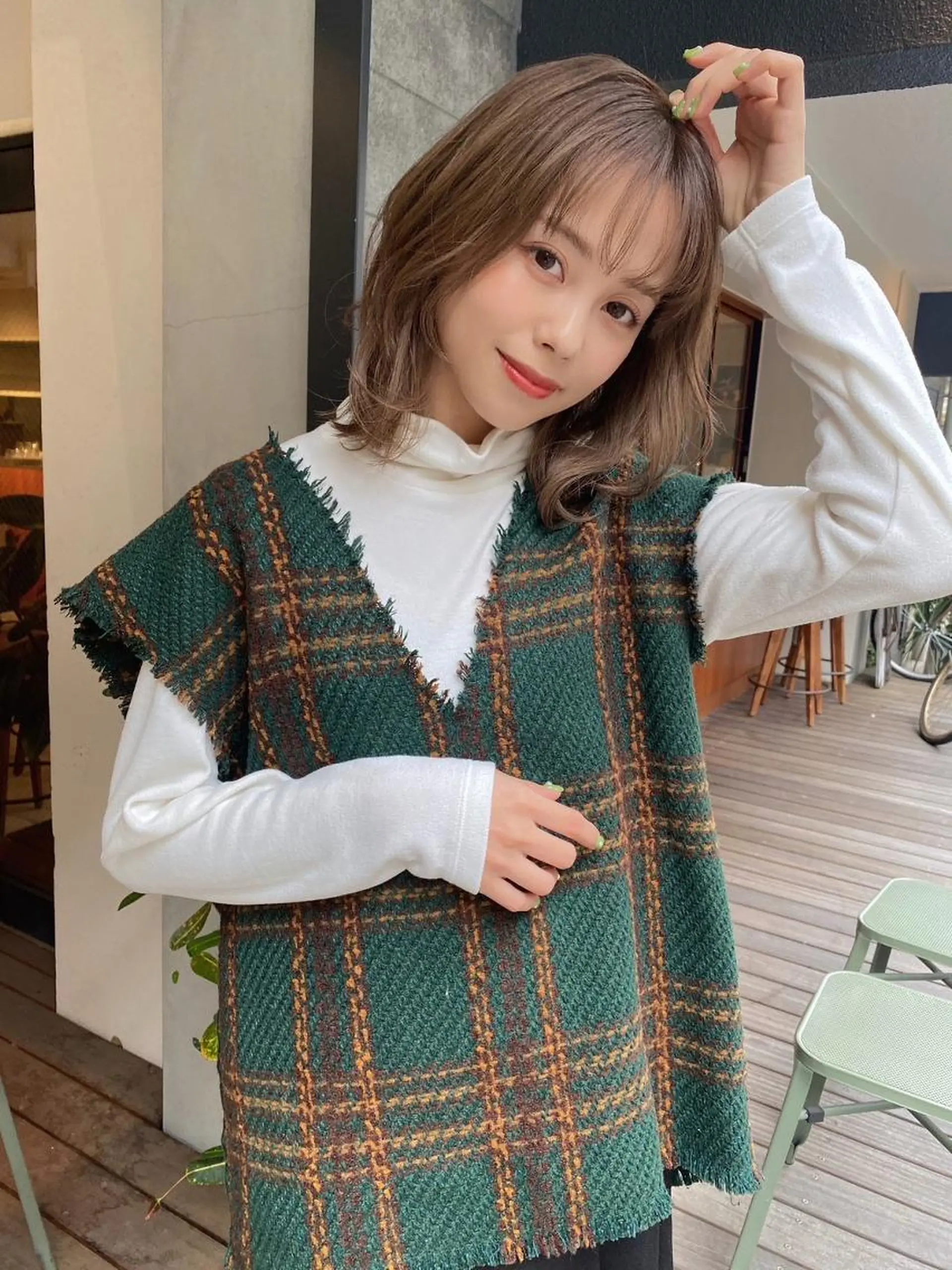 ミディアム ⭐️迫田 ゆう⭐️のヘアスタイル