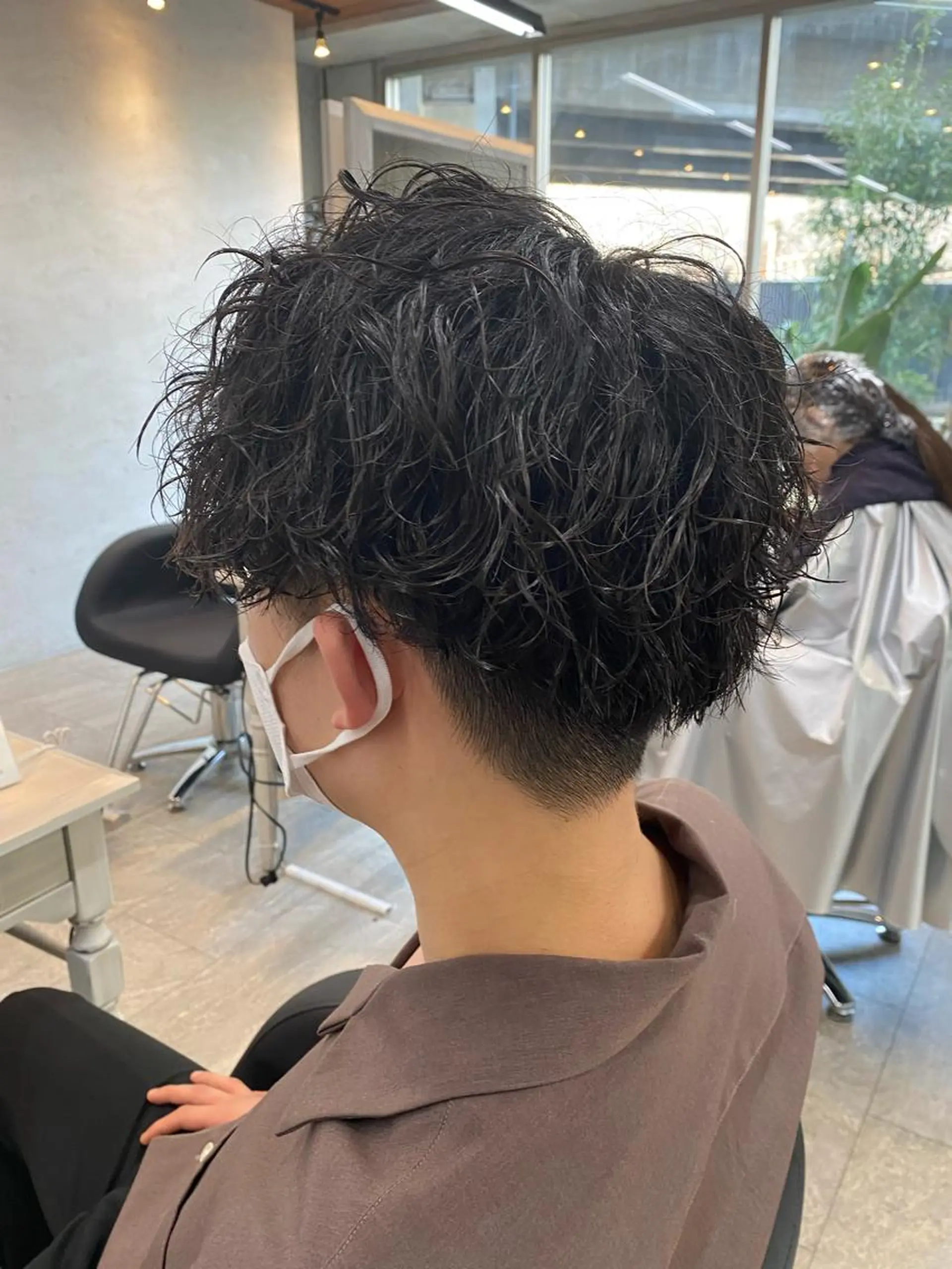パーマ メンズ カット パーマ ⭕️メンズパーマ⭕️ 山口　裕太郎のヘアスタイル