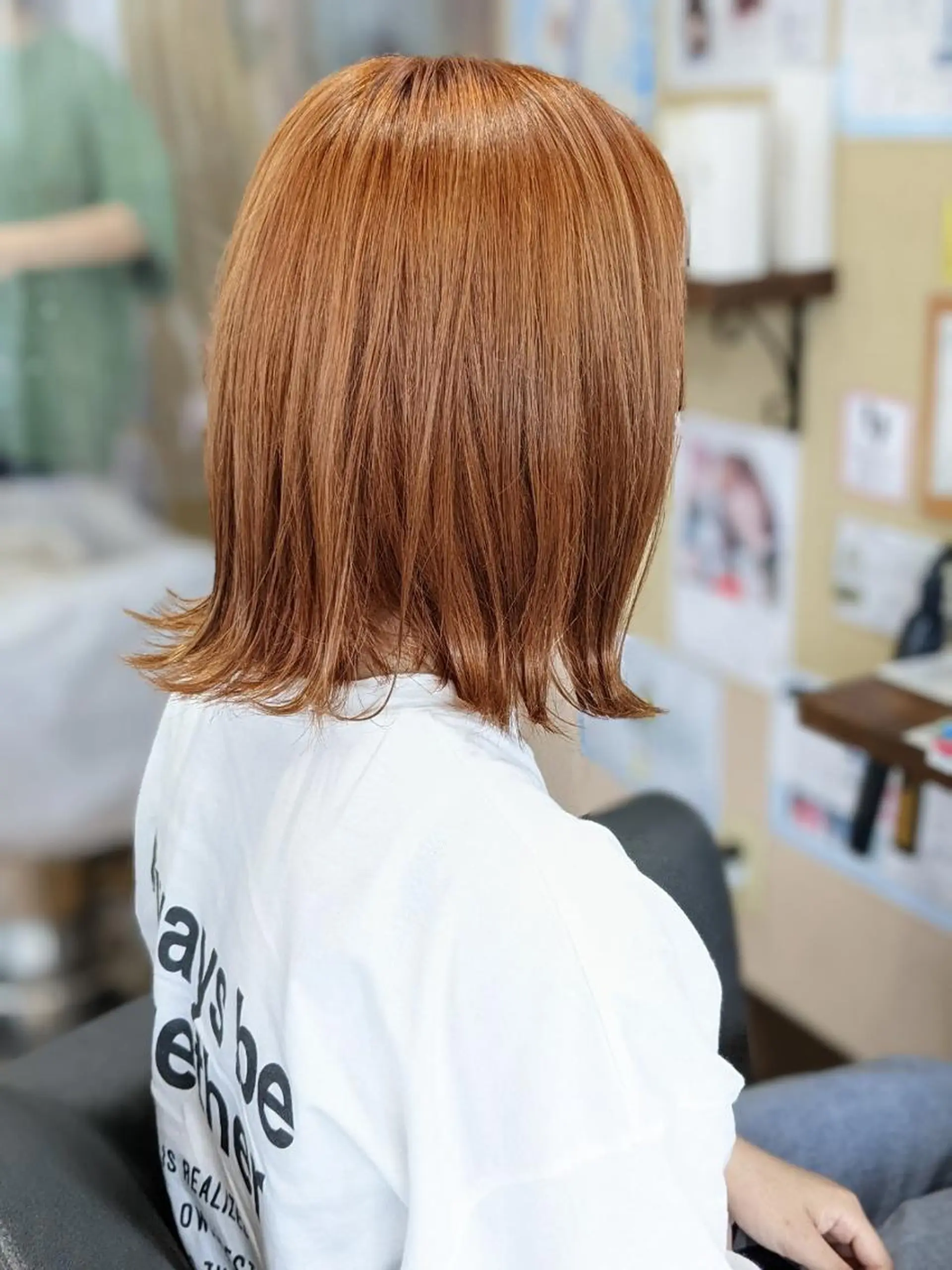 ミディアム パピヨンロゼ 髪質改善/エクステのヘアスタイル