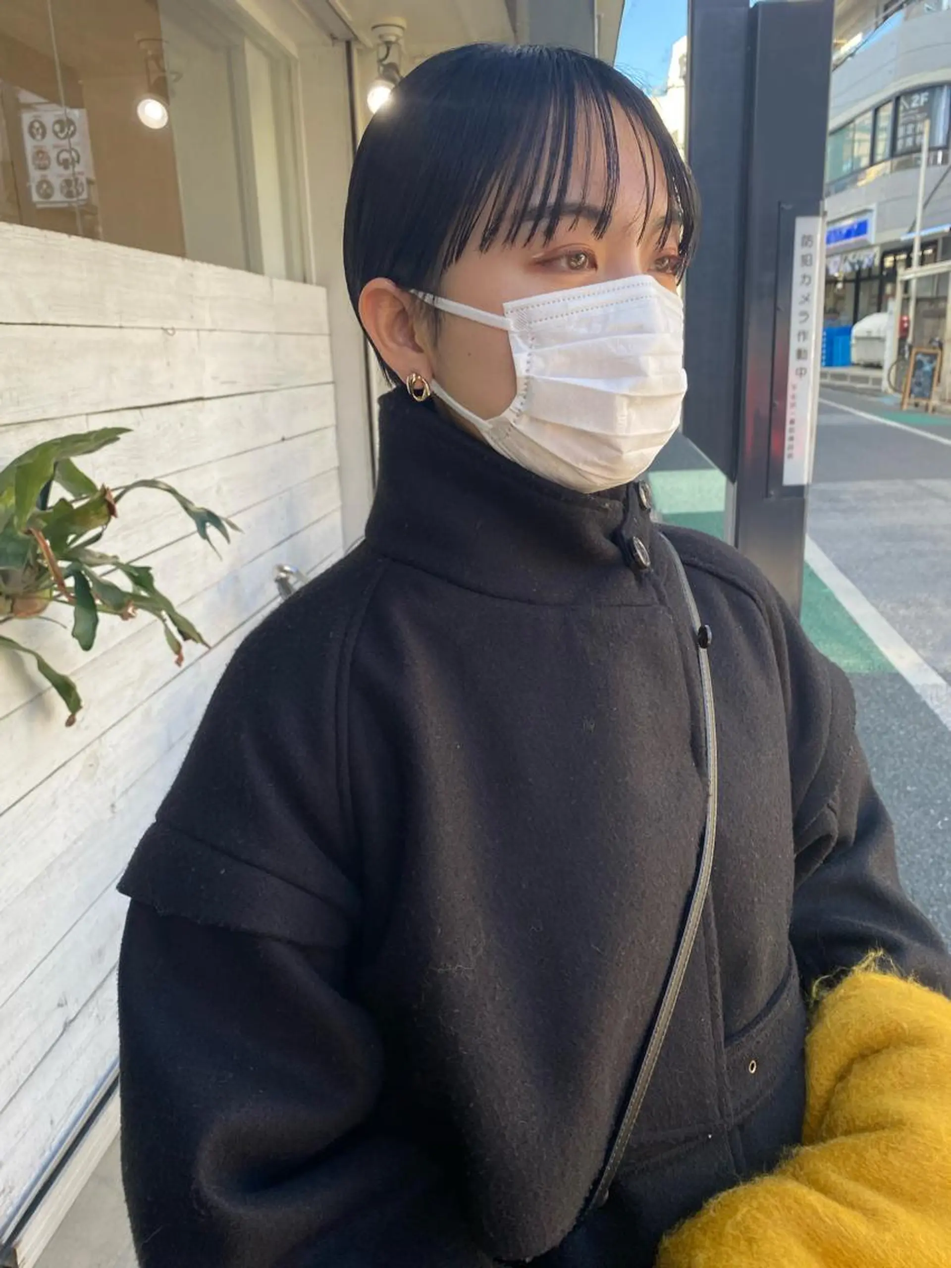 ショート ショートヘア 森貴裕/ベージュ/ パーマ/オリーブのヘアスタイル