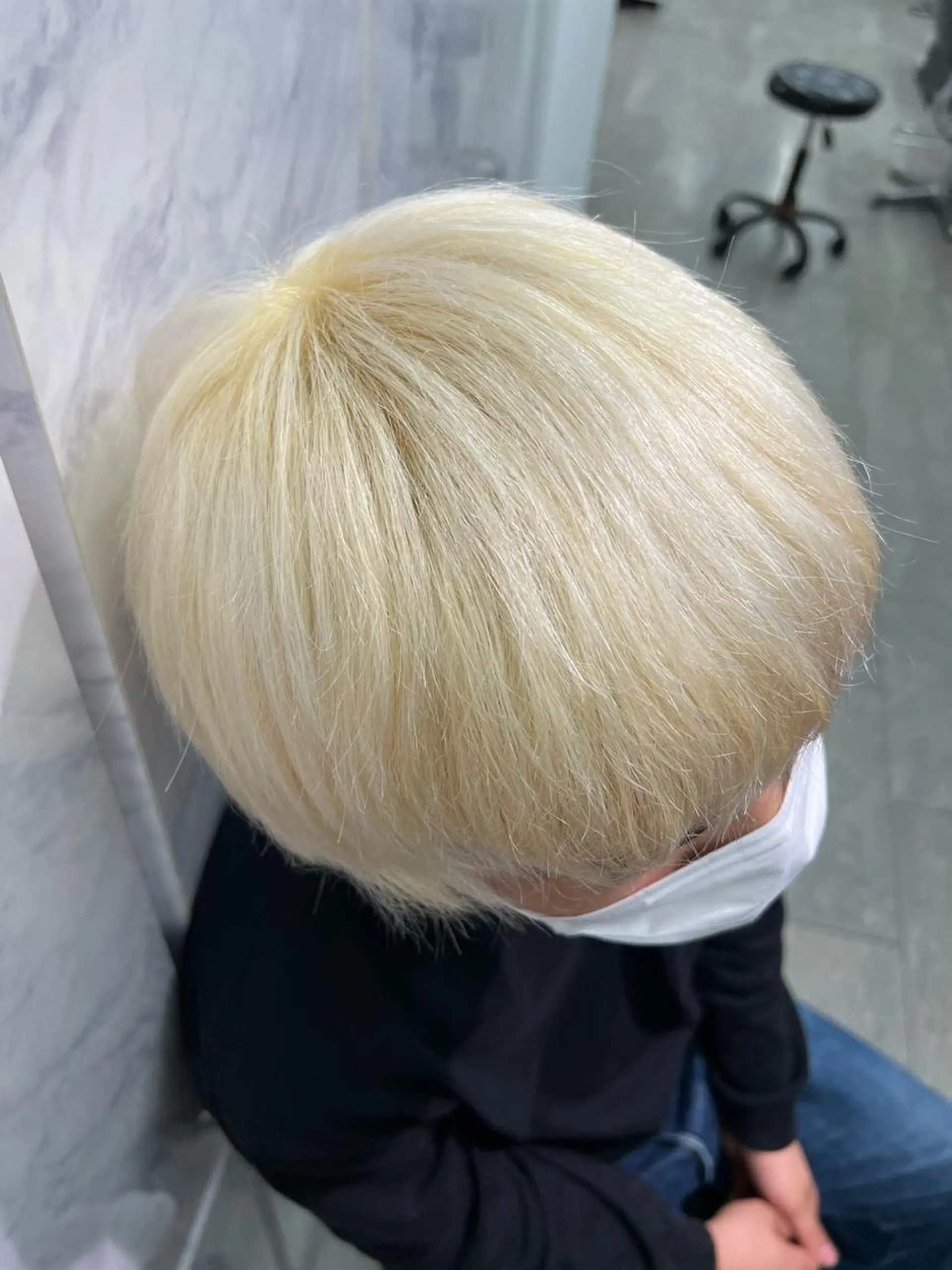 カラー 🪸店長ハイトーン エクステmisakiのヘアスタイル