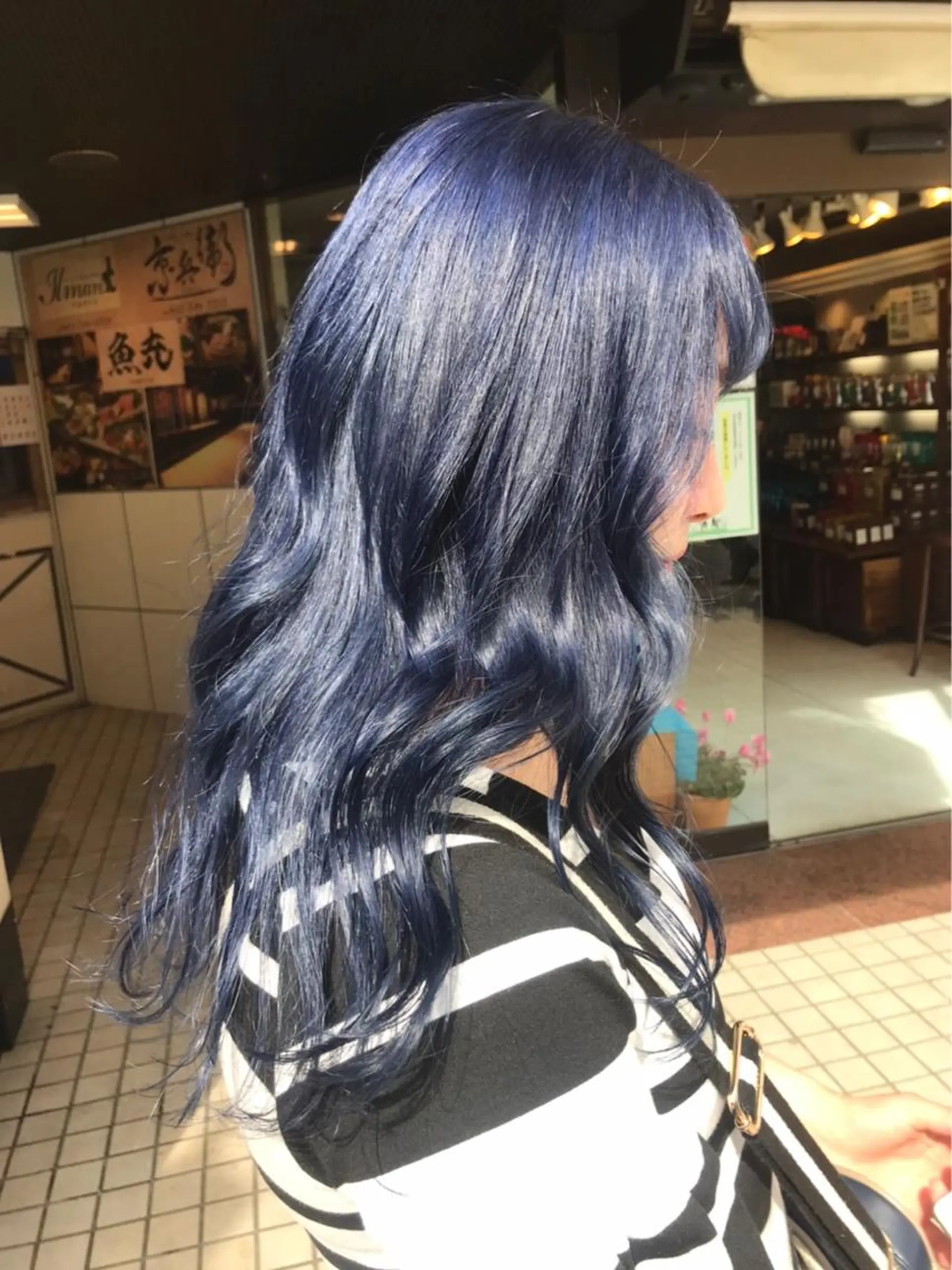 セミロング カラー ヘアカラー 韓国ヘア🦋 MIYUのヘアスタイル