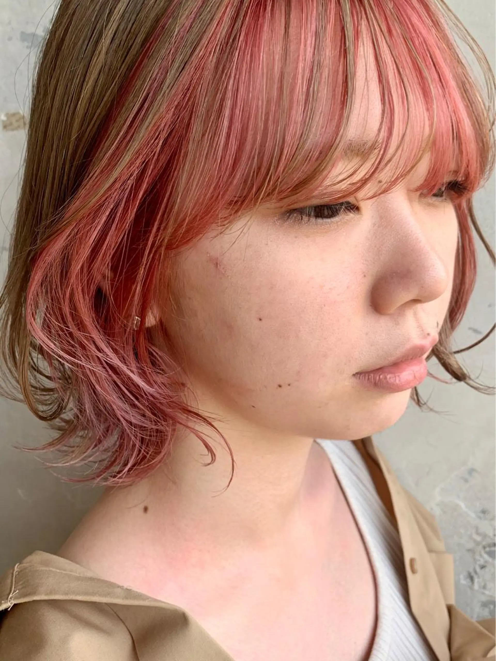 ミディアム カラー パーマ SALOWIN熊本 yuseiのヘアスタイル