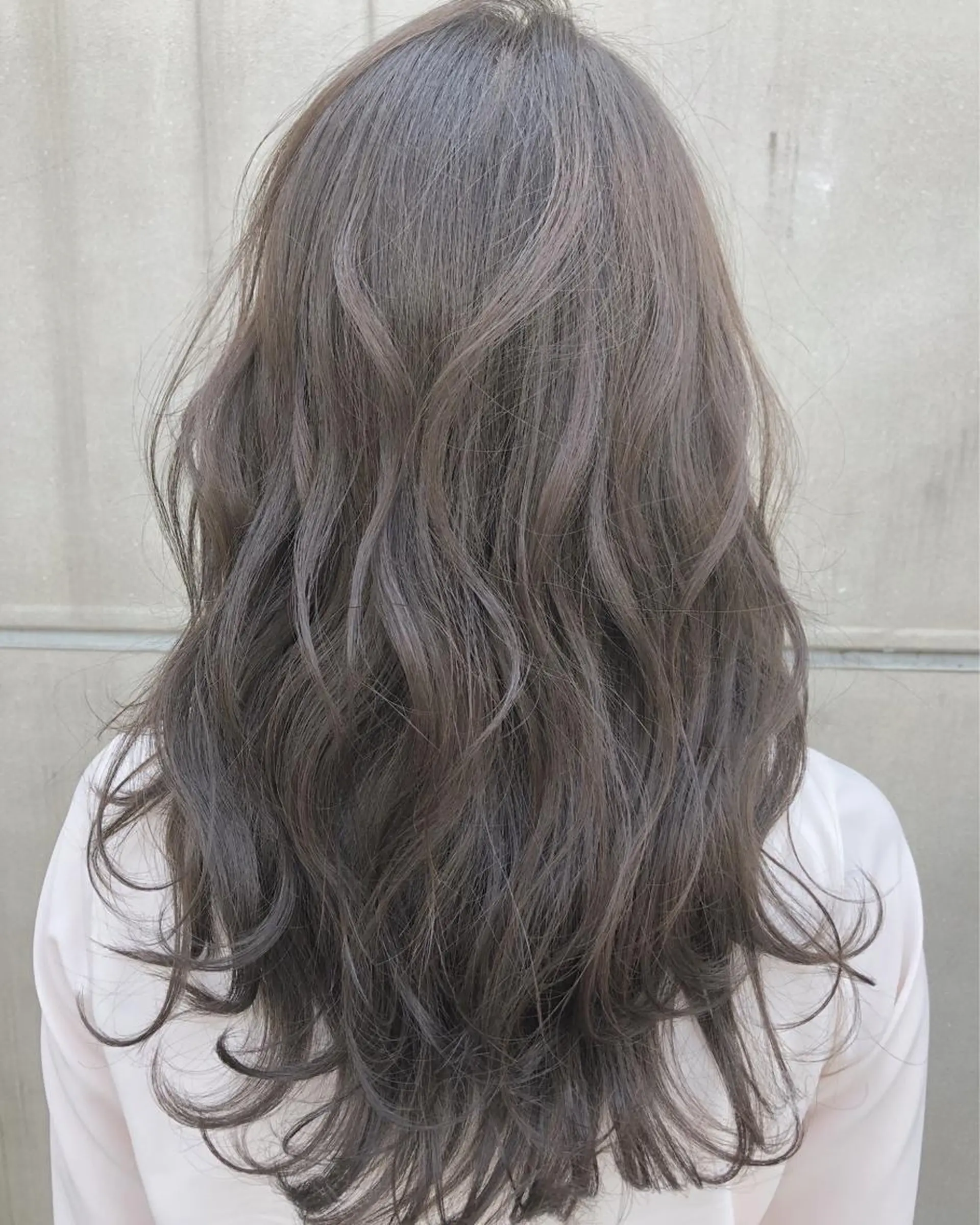 セミロング カラー 北間 寛哉のヘアスタイル