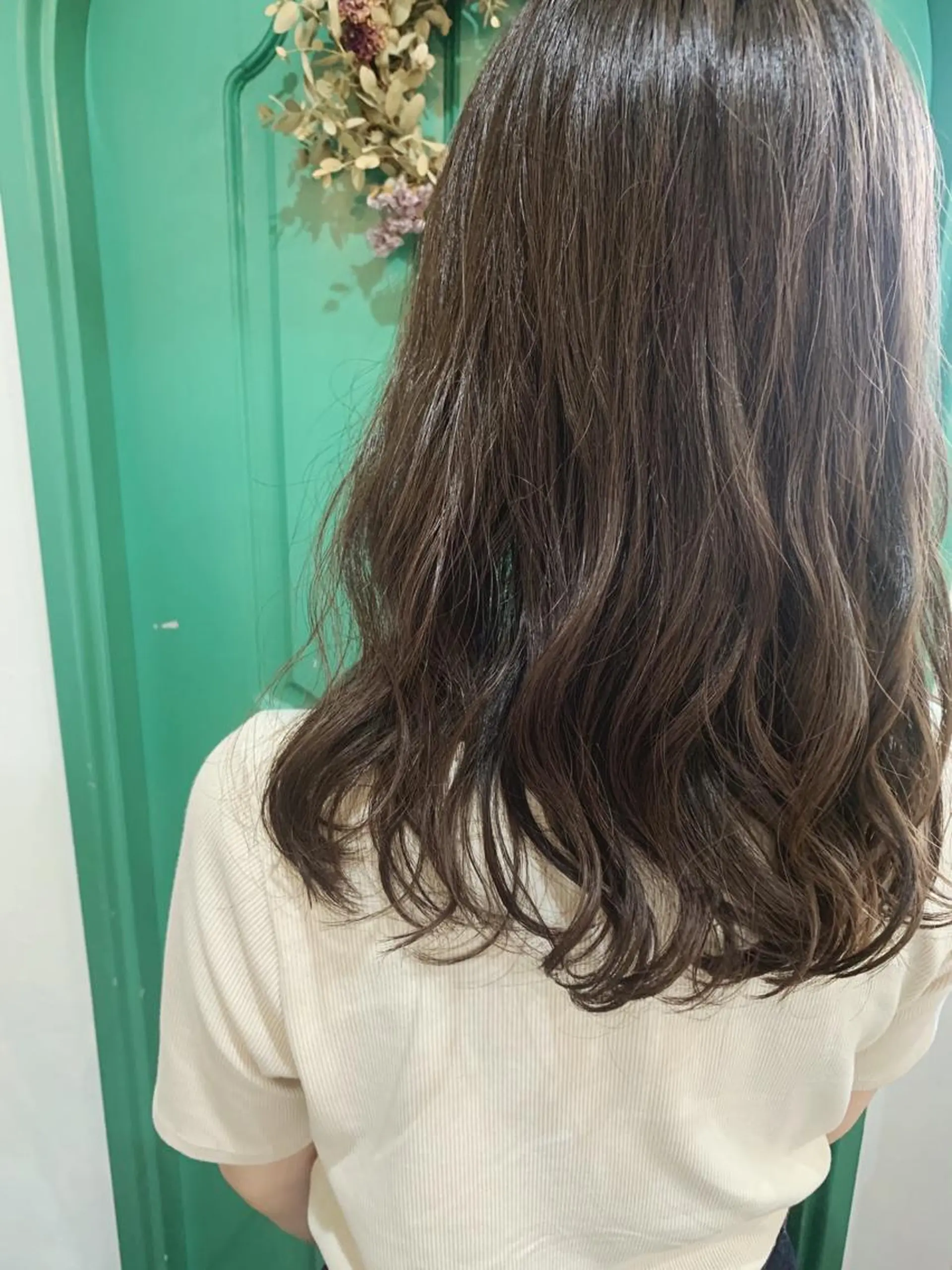 ミディアム ミディアムパーマ カット パーマ 佐藤 美咲のヘアスタイル