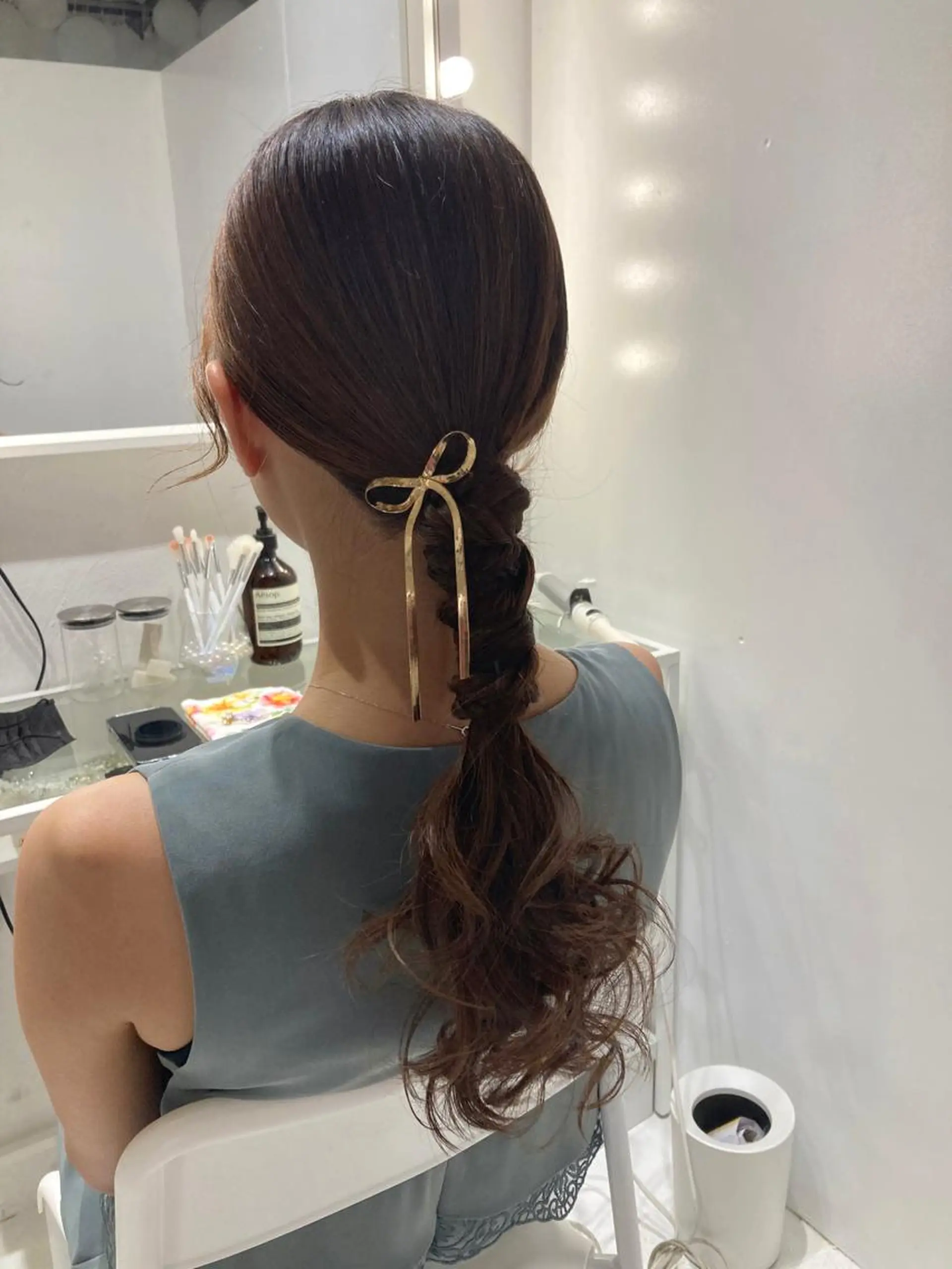 ロング ヘアセット ヘアメイクサロン viviのヘアスタイル