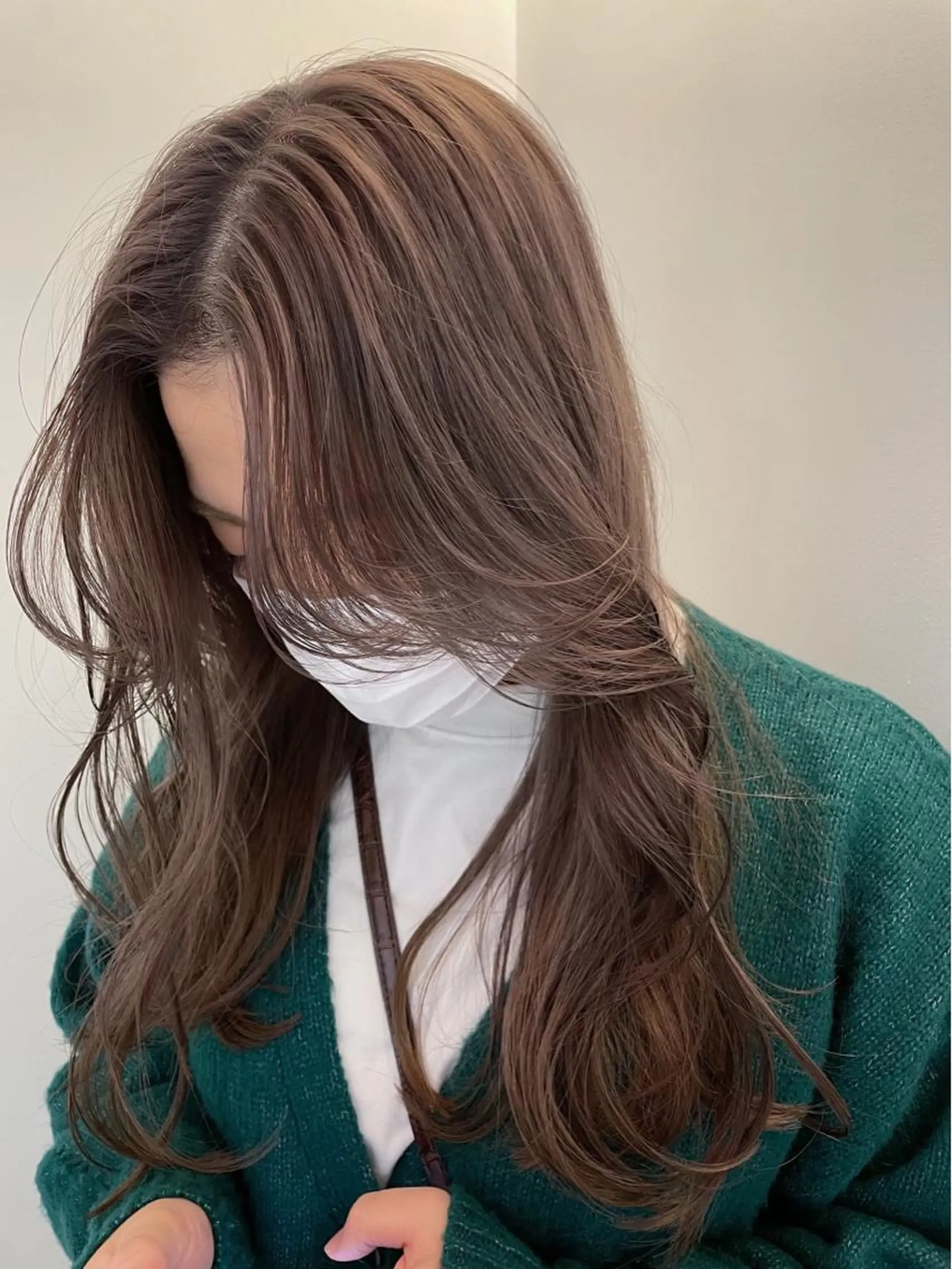 ロング カラー パーマ ヘアアレンジ 💖美髪矯正💖 辻未侑のヘアスタイル
