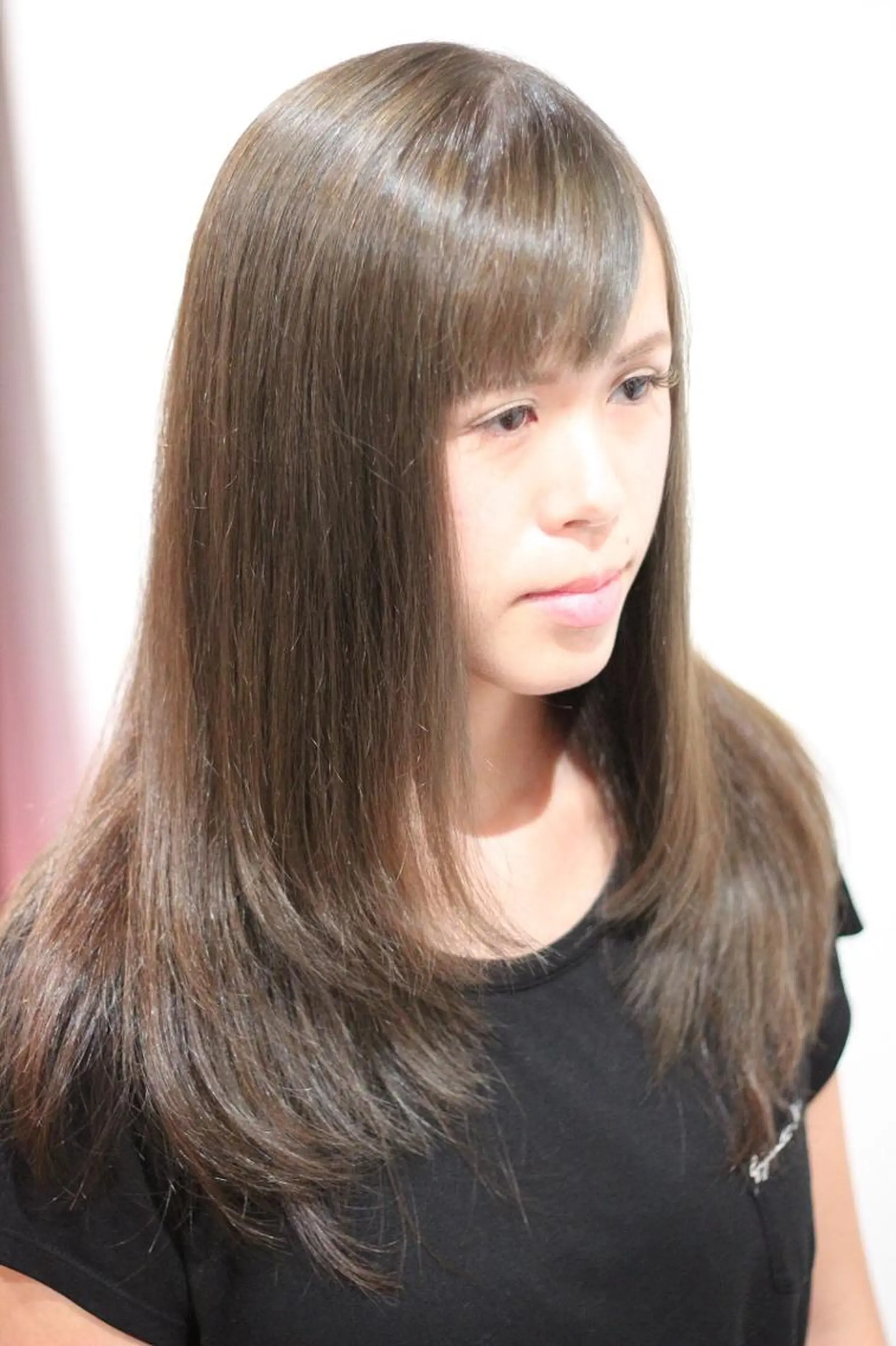 ロング カット 縮毛矯正 トリートメント 門脇 健悟のヘアスタイル