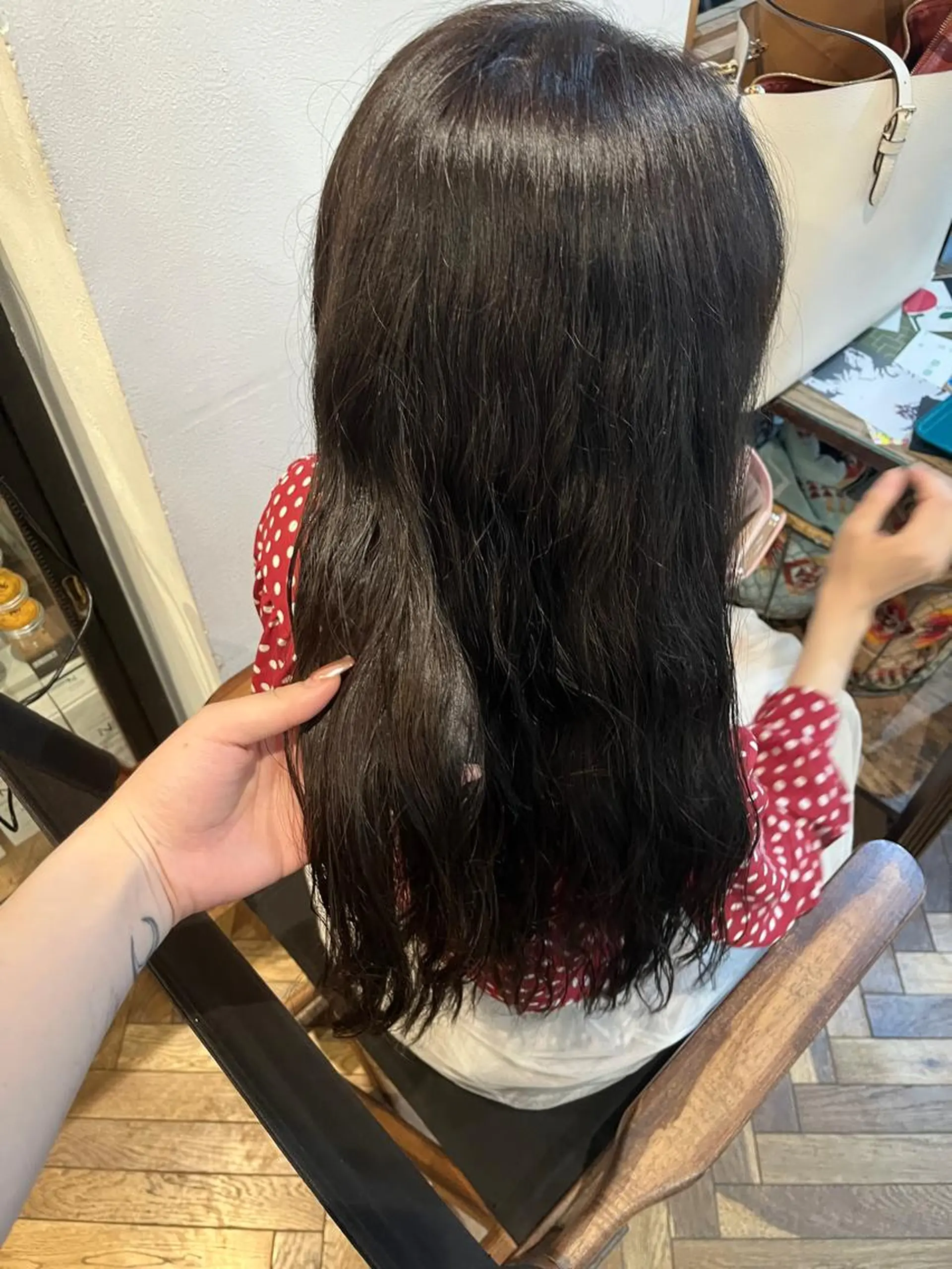 ロング カラー パーマ sora / 渋谷 / ハイトーンのヘアスタイル