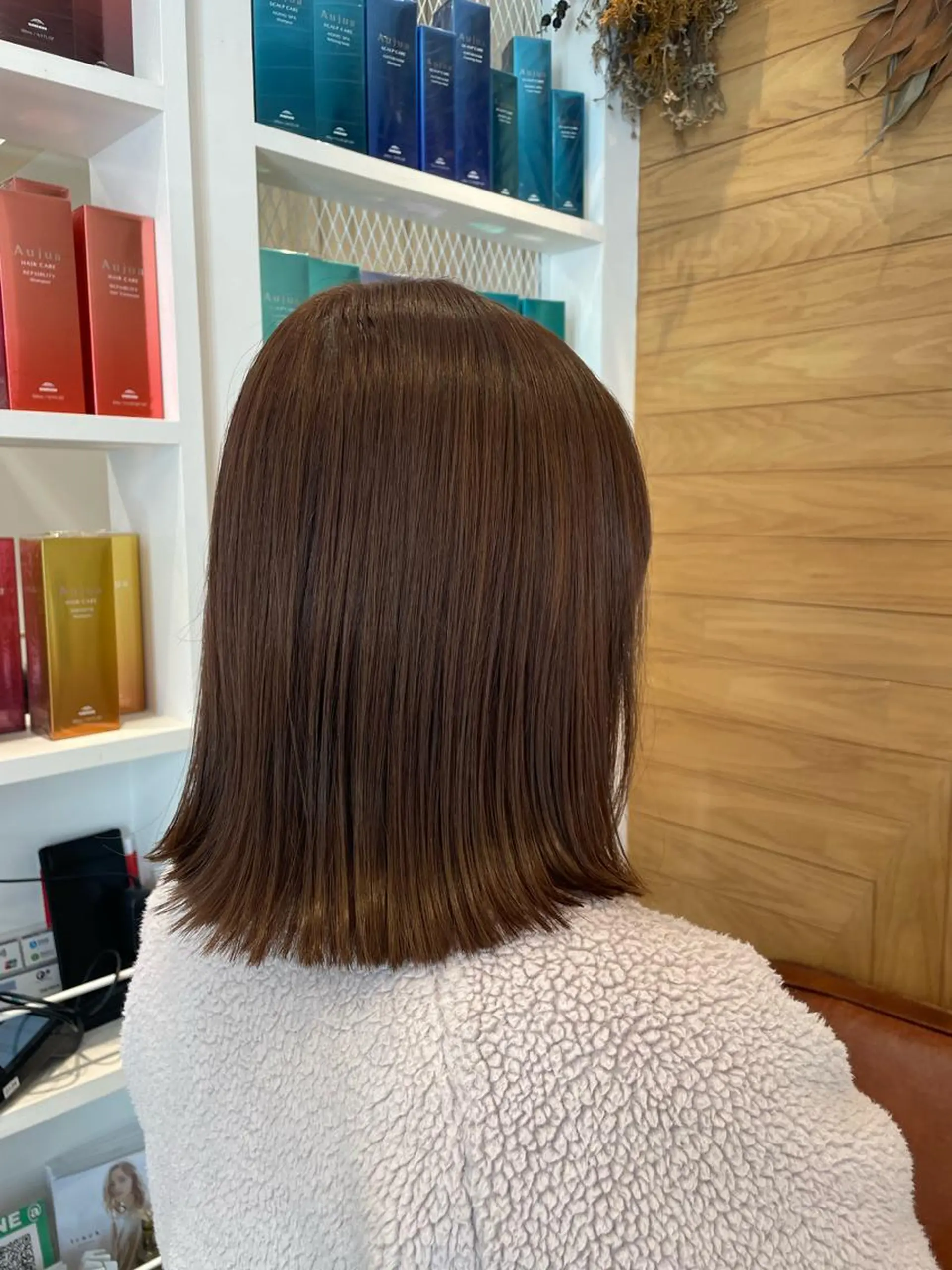 ミディアム カラー 鈴村 大介のヘアスタイル