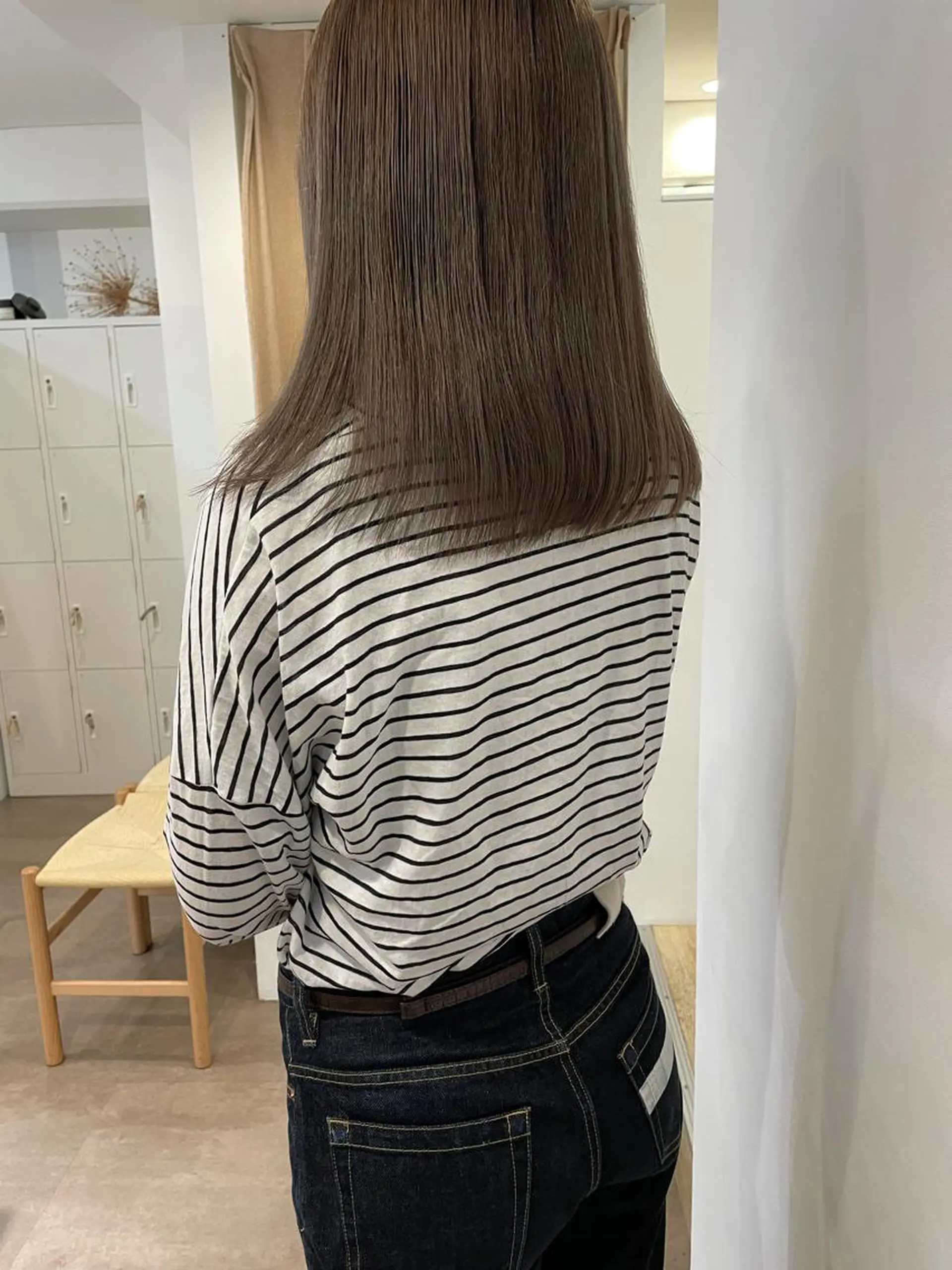 ロング カラー 佐藤 永夏のヘアスタイル