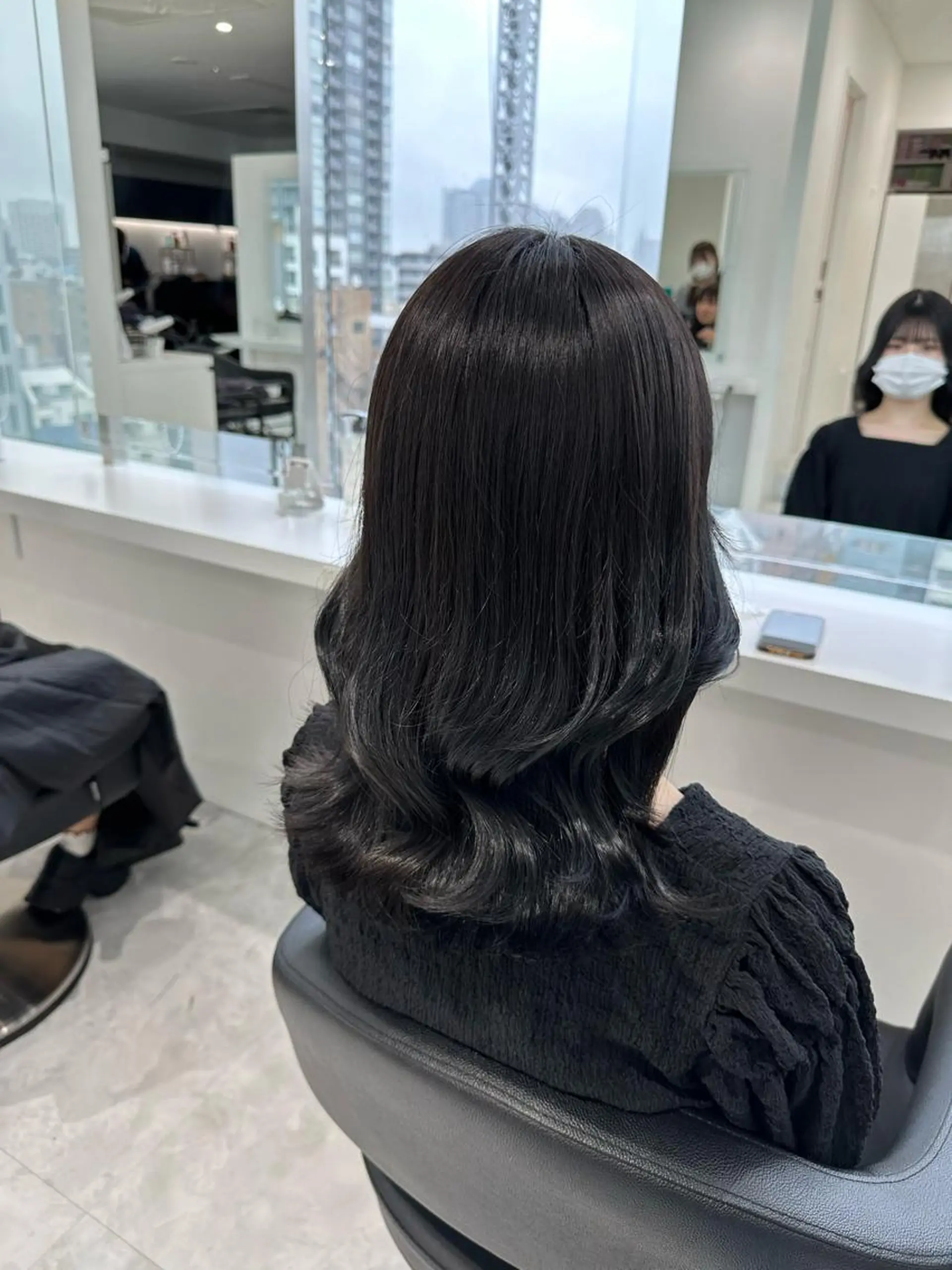 セミロング カラー ヘアカラー トリートメント ♡上品韓国髪♡ブラ ウン/SAYATOのヘアスタイル