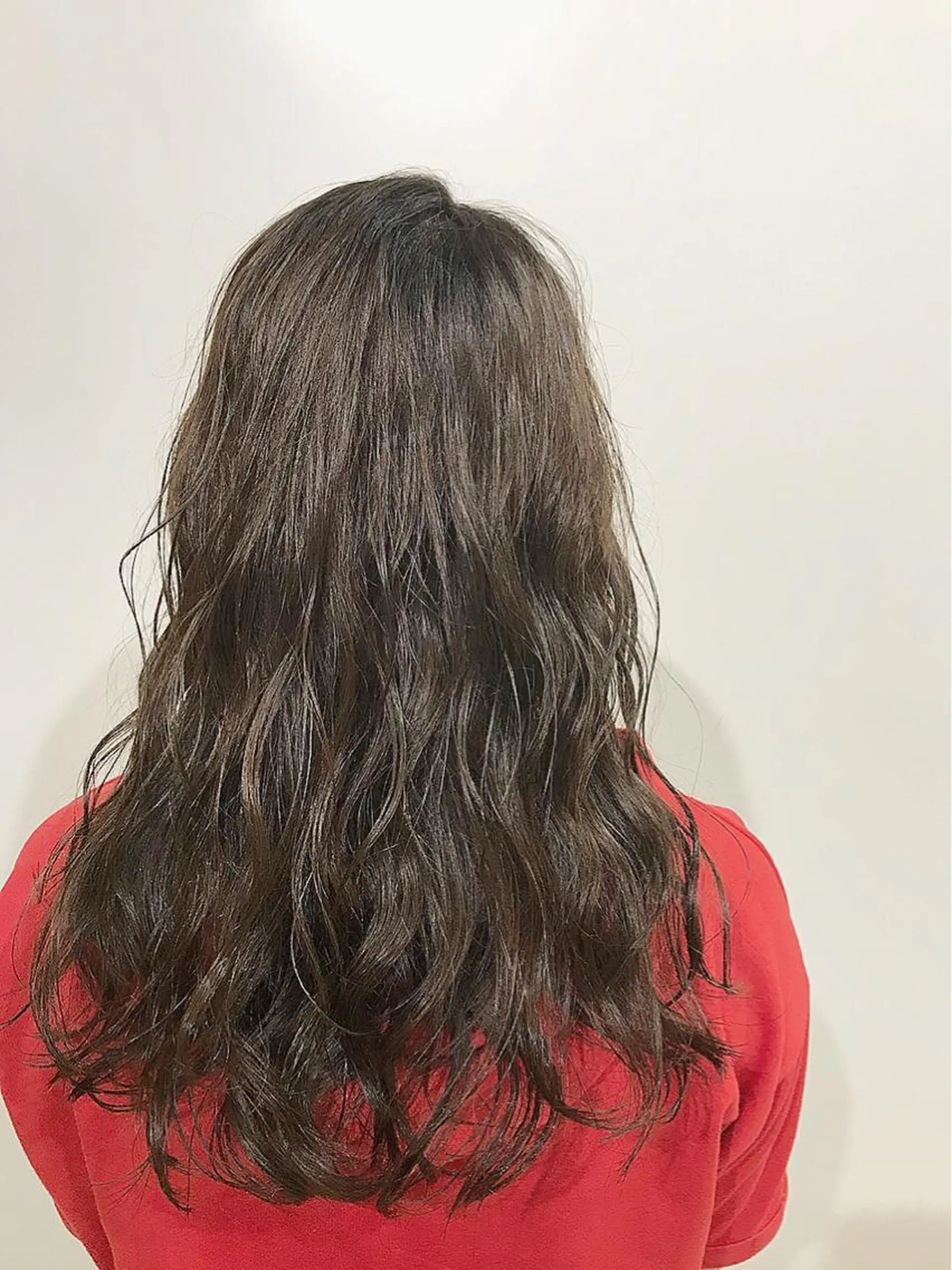 ロング カット 縮毛矯正 イメチェン☆丁寧接客 田中 優貴のヘアスタイル