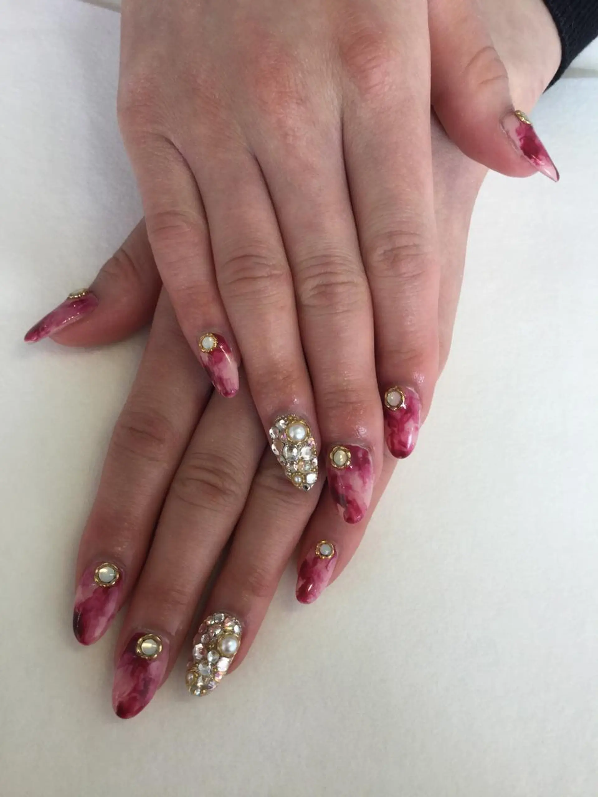 ネイル ハンドネイル 💎🐰 saki. m 🐰💎のネイルデザイン