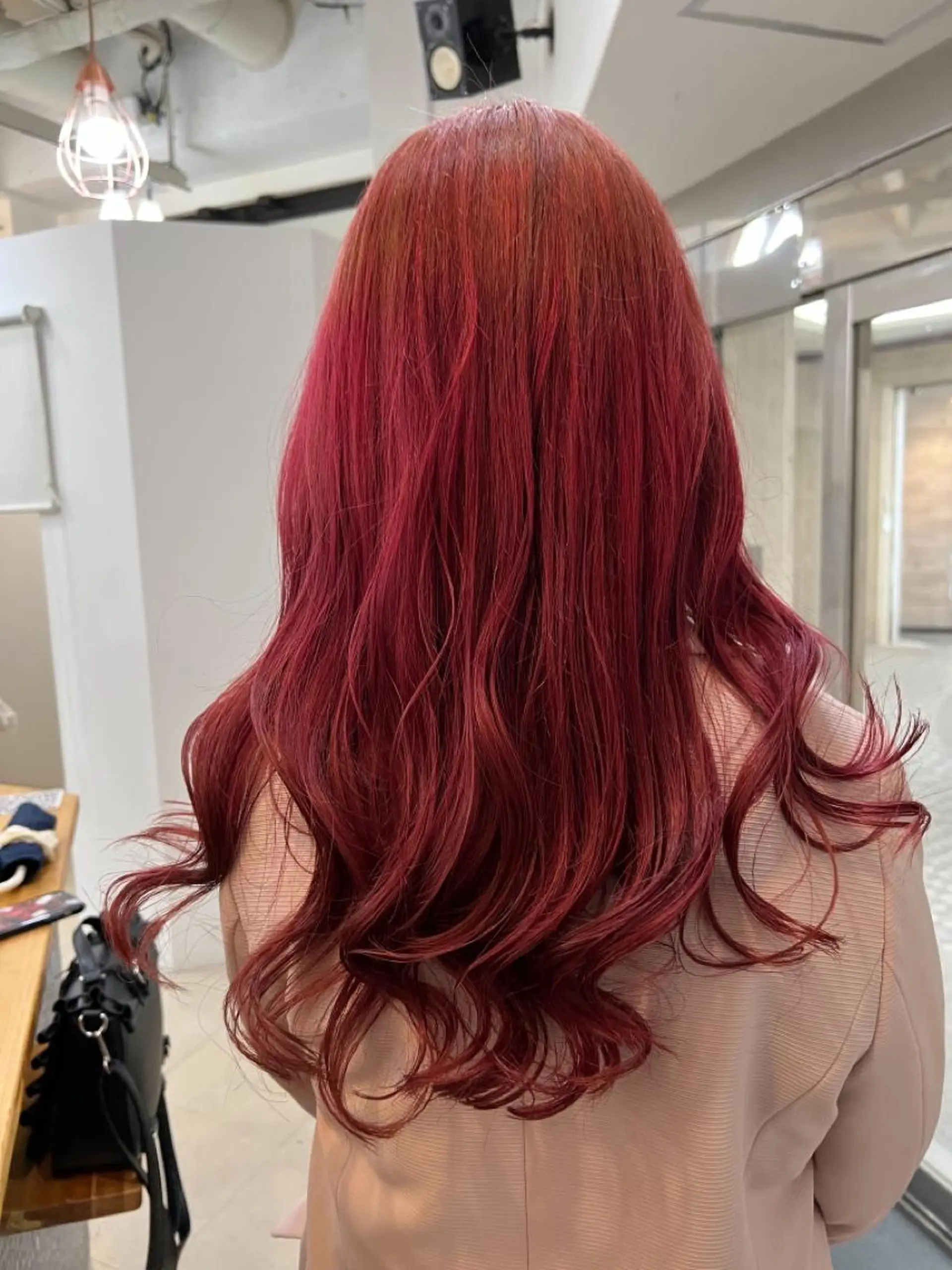 ロング カラー リルウヘアー 天王寺のヘアスタイル