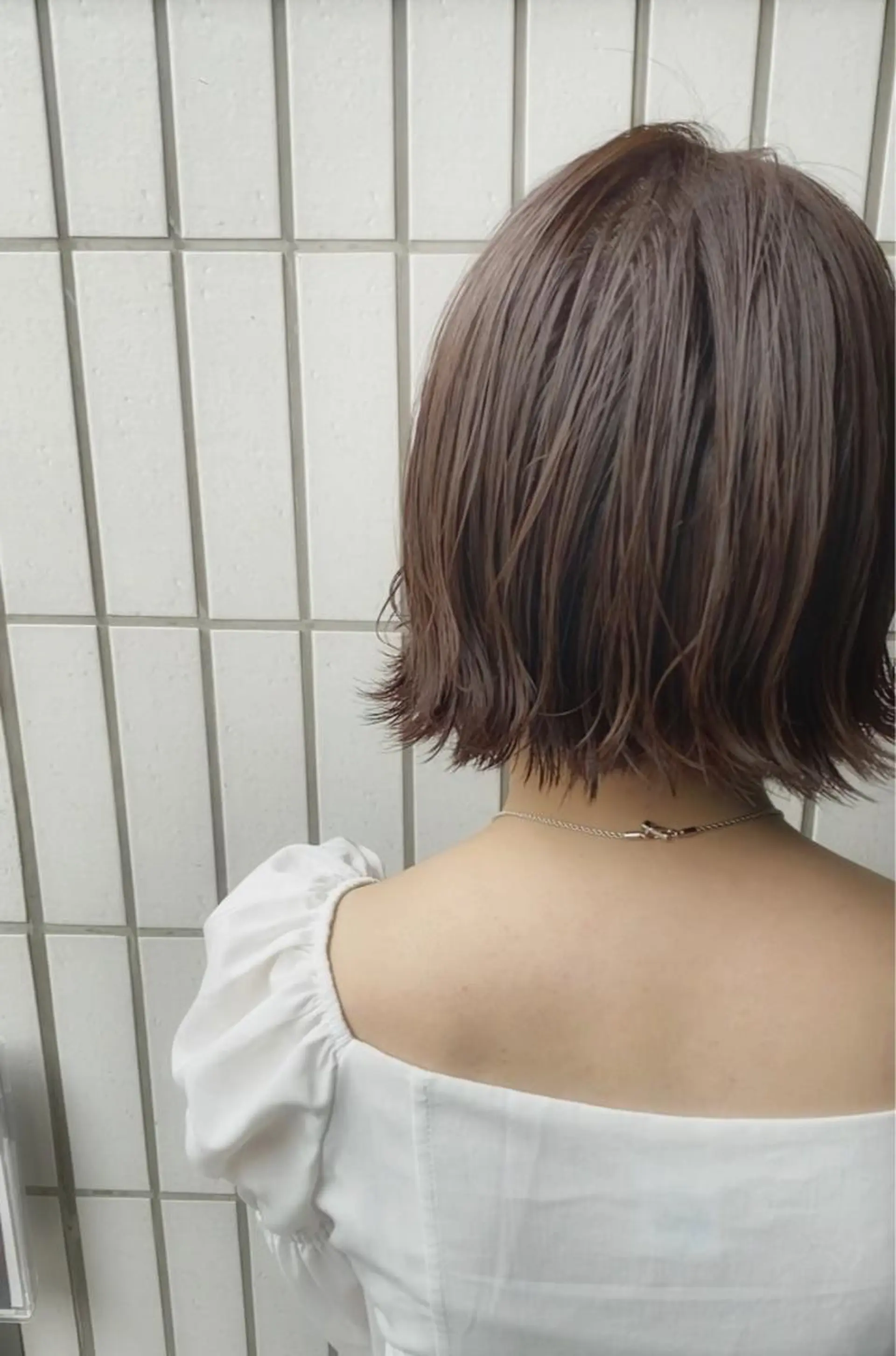ショート 縮毛矯正/レイヤー/ 表参道/OMAEのヘアスタイル