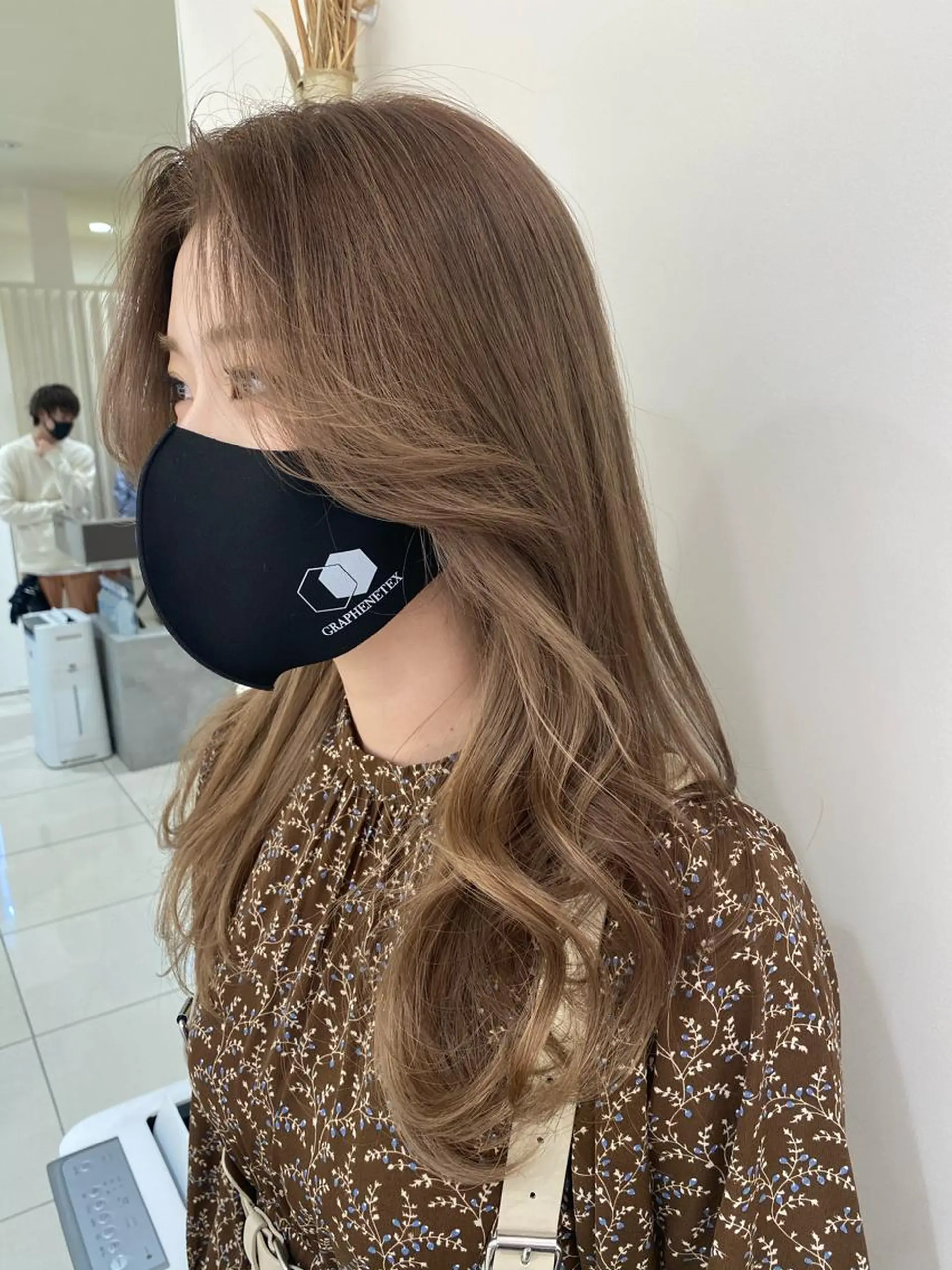 ロング カラー ヘアアレンジ 💎耳ツボジュエリー ×銀座美容室💎のヘアスタイル