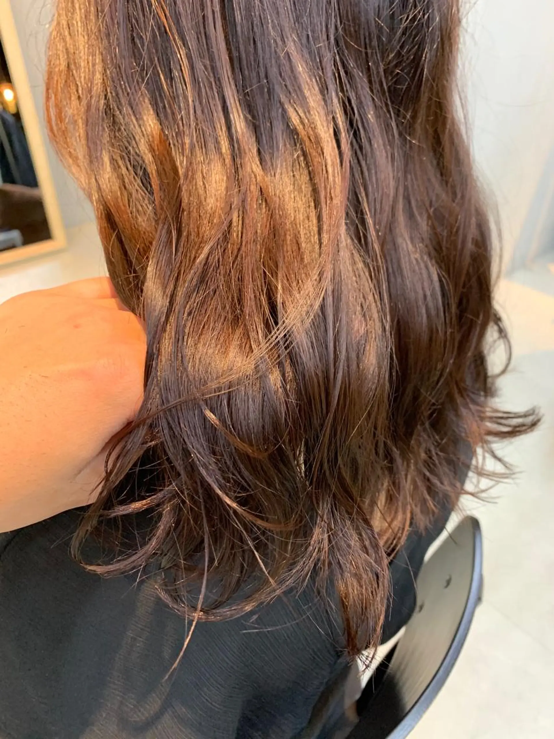 ロング カラー ベージュカラー ラベンダーカラー ラベンダーベージュ 似合わせショート×透 明感/やじまたかしのヘアスタイル