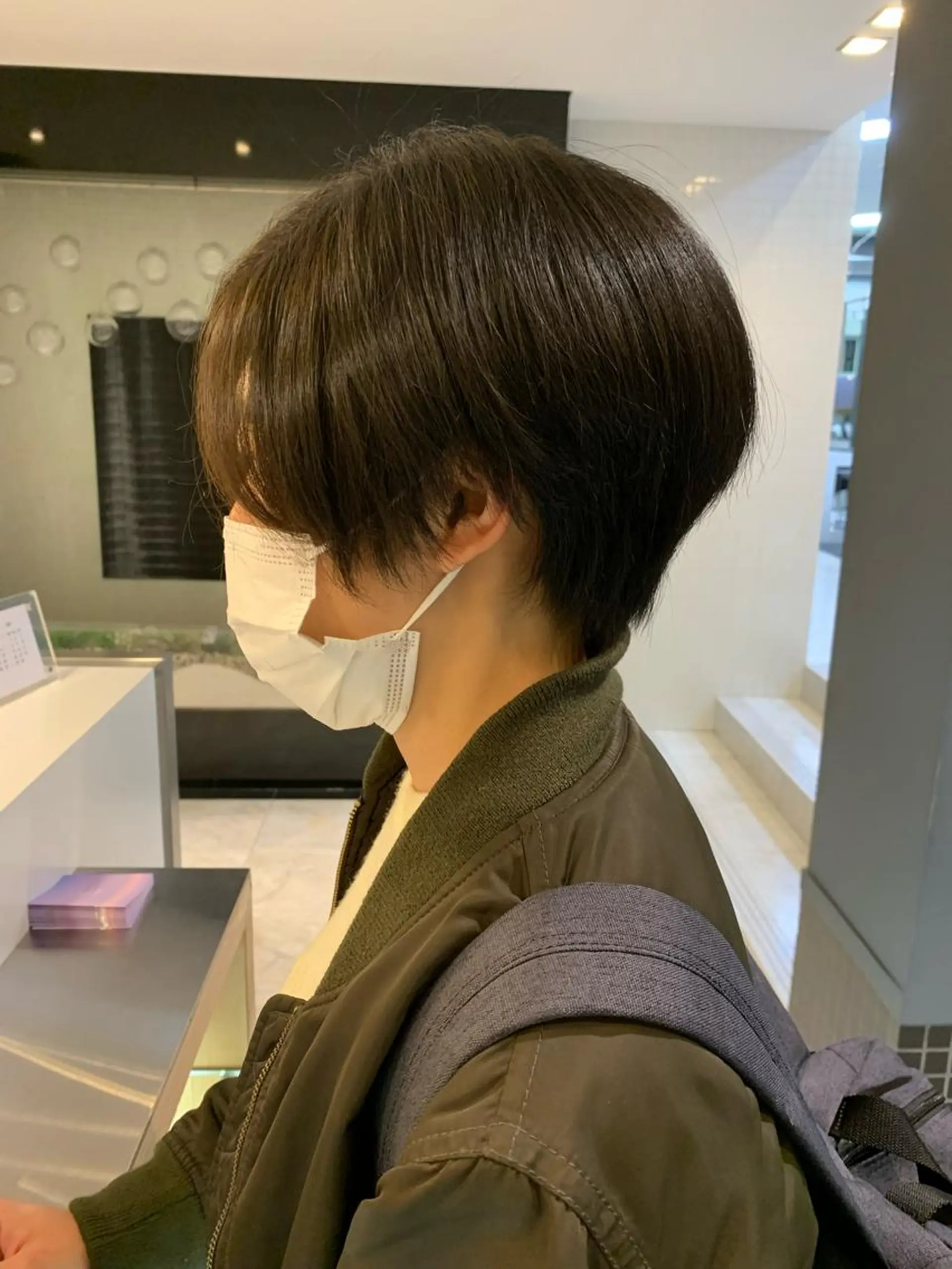 ショート 名竹聖治/透明感 カラー/縮毛矯正のヘアスタイル