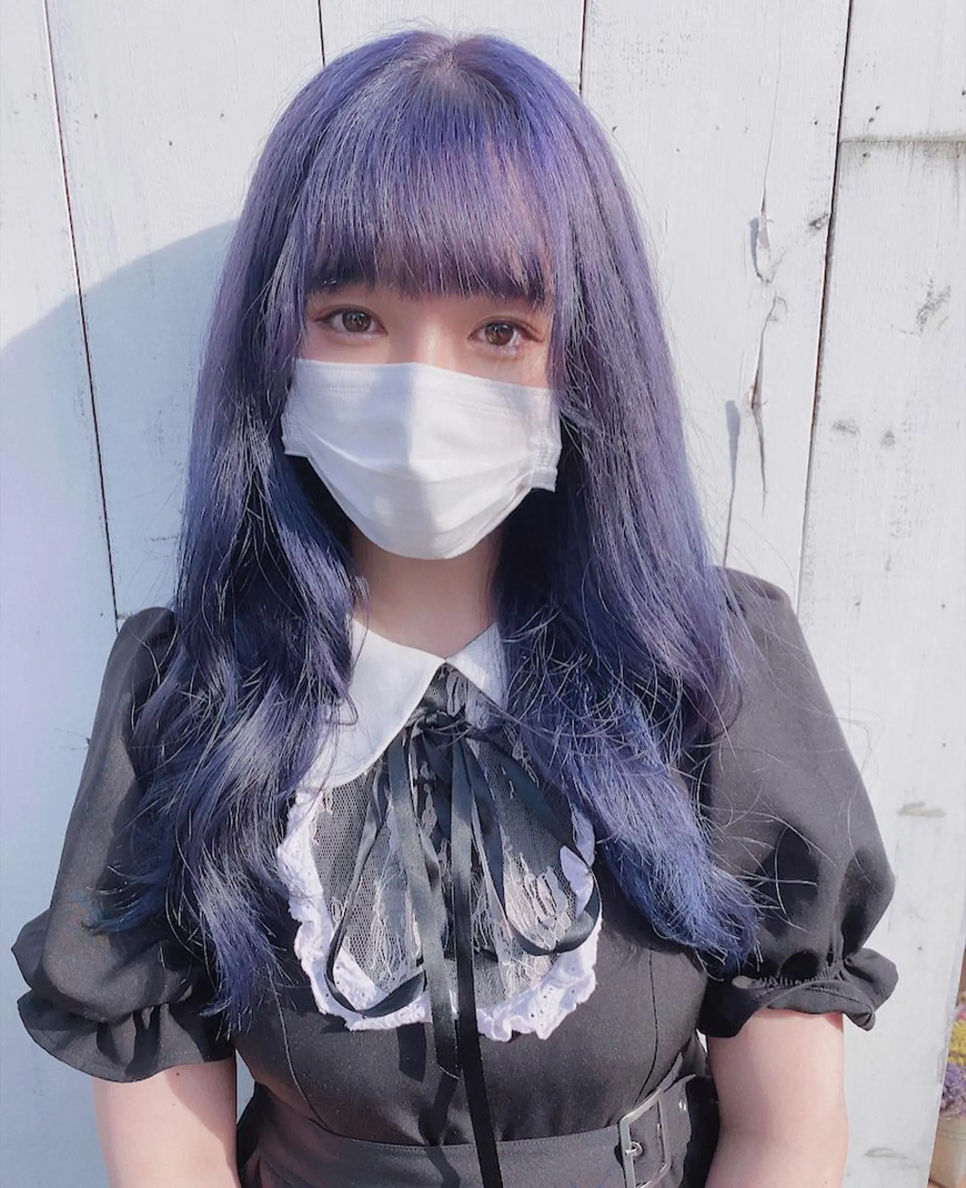 ロング カラー ヘアアレンジ ヘアカラー トリートメント 韓国レイヤーカット/ 儚げカラーチナツのヘアスタイル