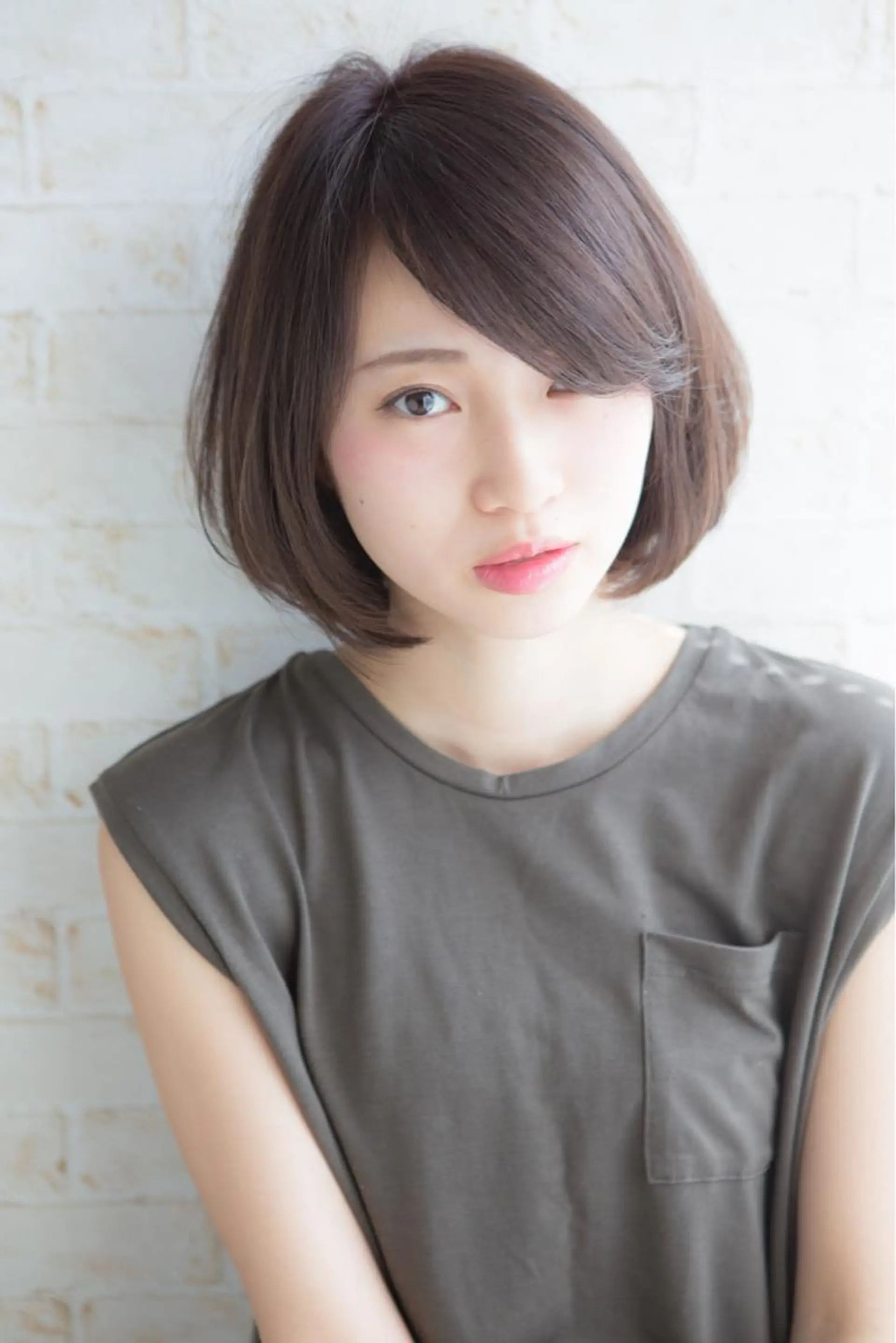 ミディアム ボブ 角 大輔のヘアスタイル